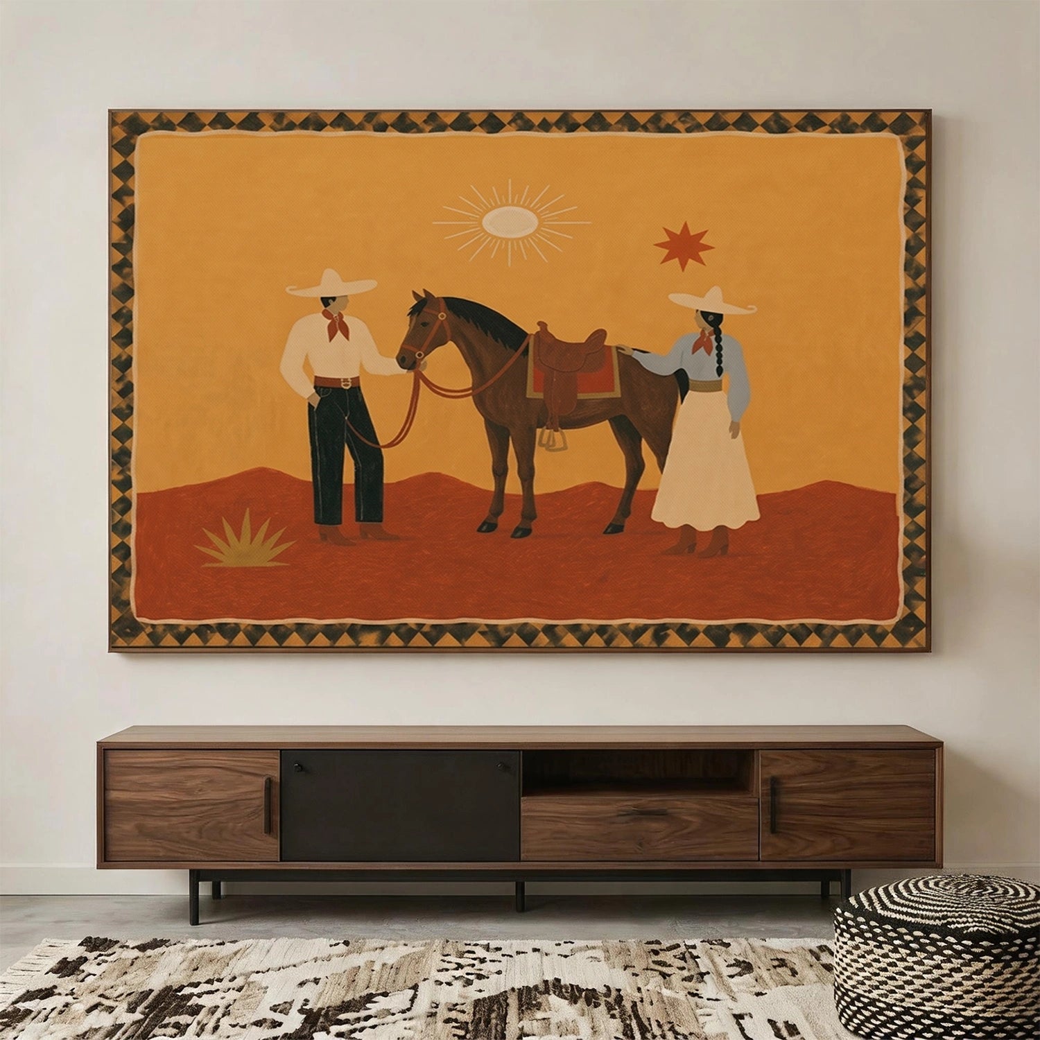 Vintage Americana Art #VA090
