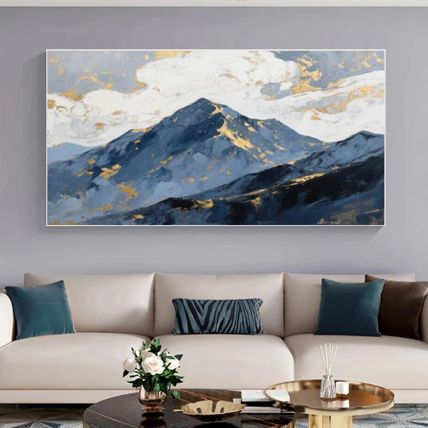 Minimalist Mountain Canvas Art #MM342