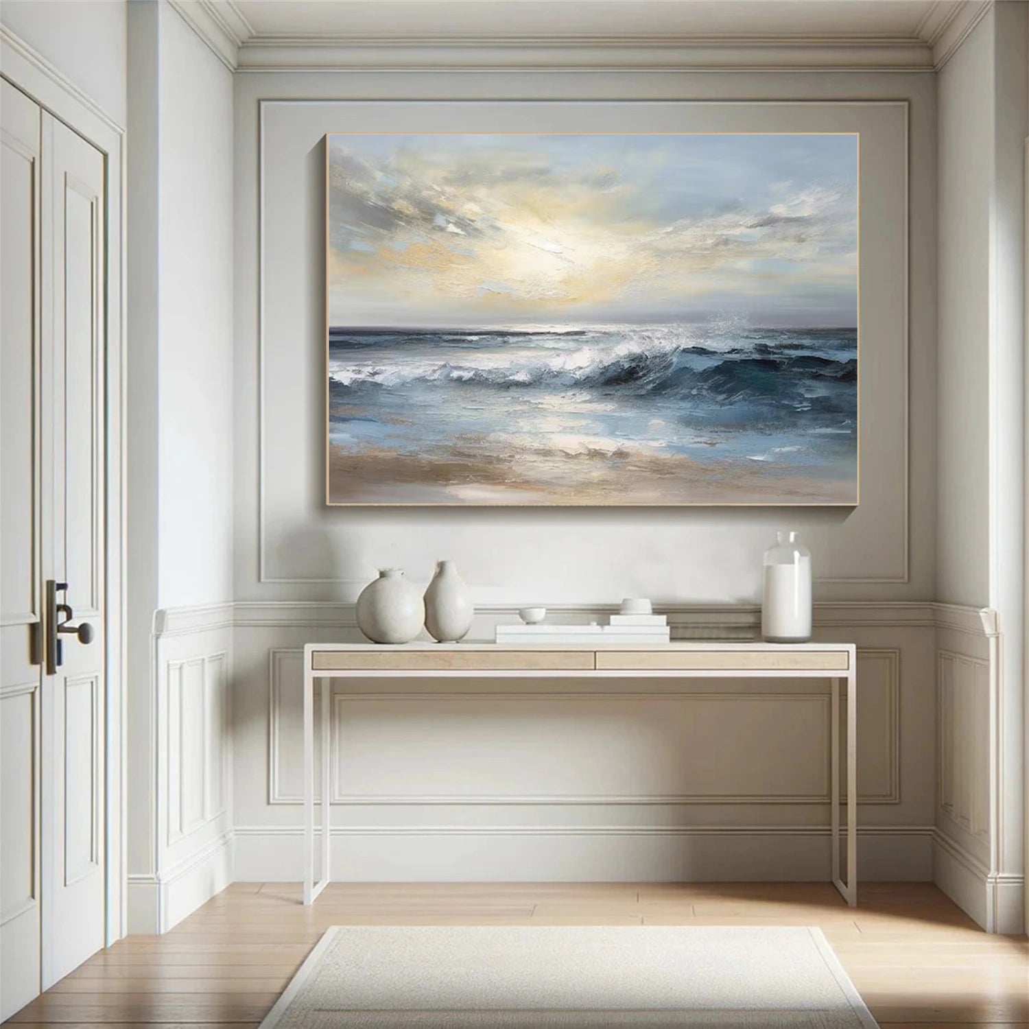 Sea & Sky Abstract Wall Art #MS134