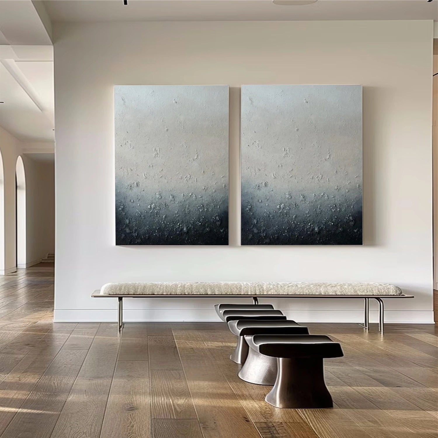 Abstract Canvas Art Set of 2 #WS852