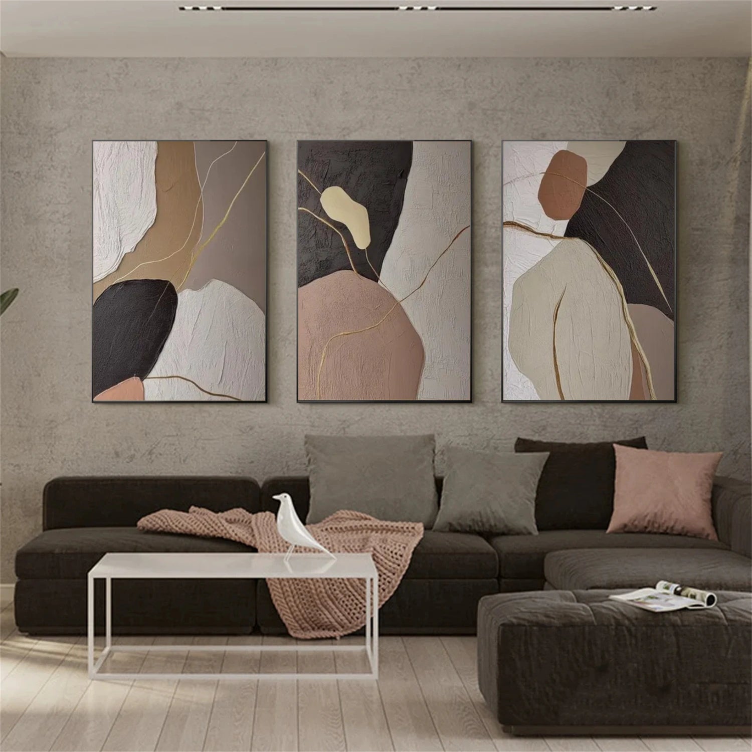 Abstract Canvas Art Set of 3 #WS803