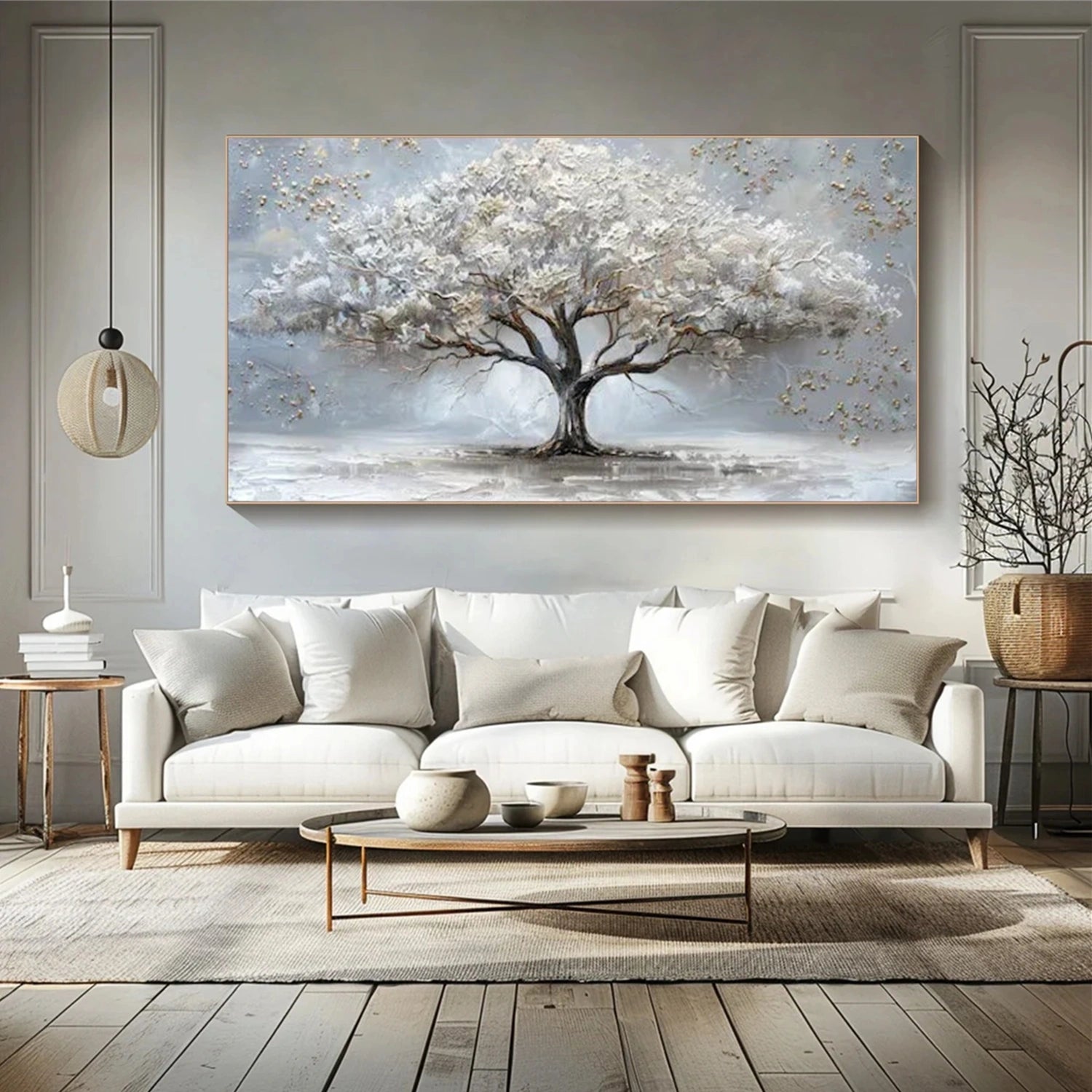 Flower & Tree Abstract Wall Art #ML210
