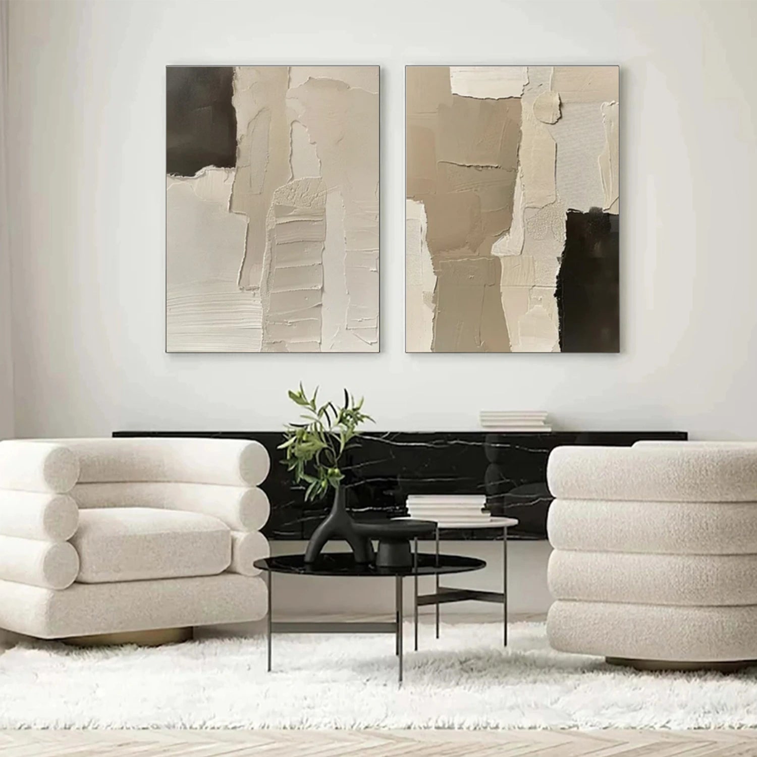 Abstract Tranquility Set of 2 #WS472