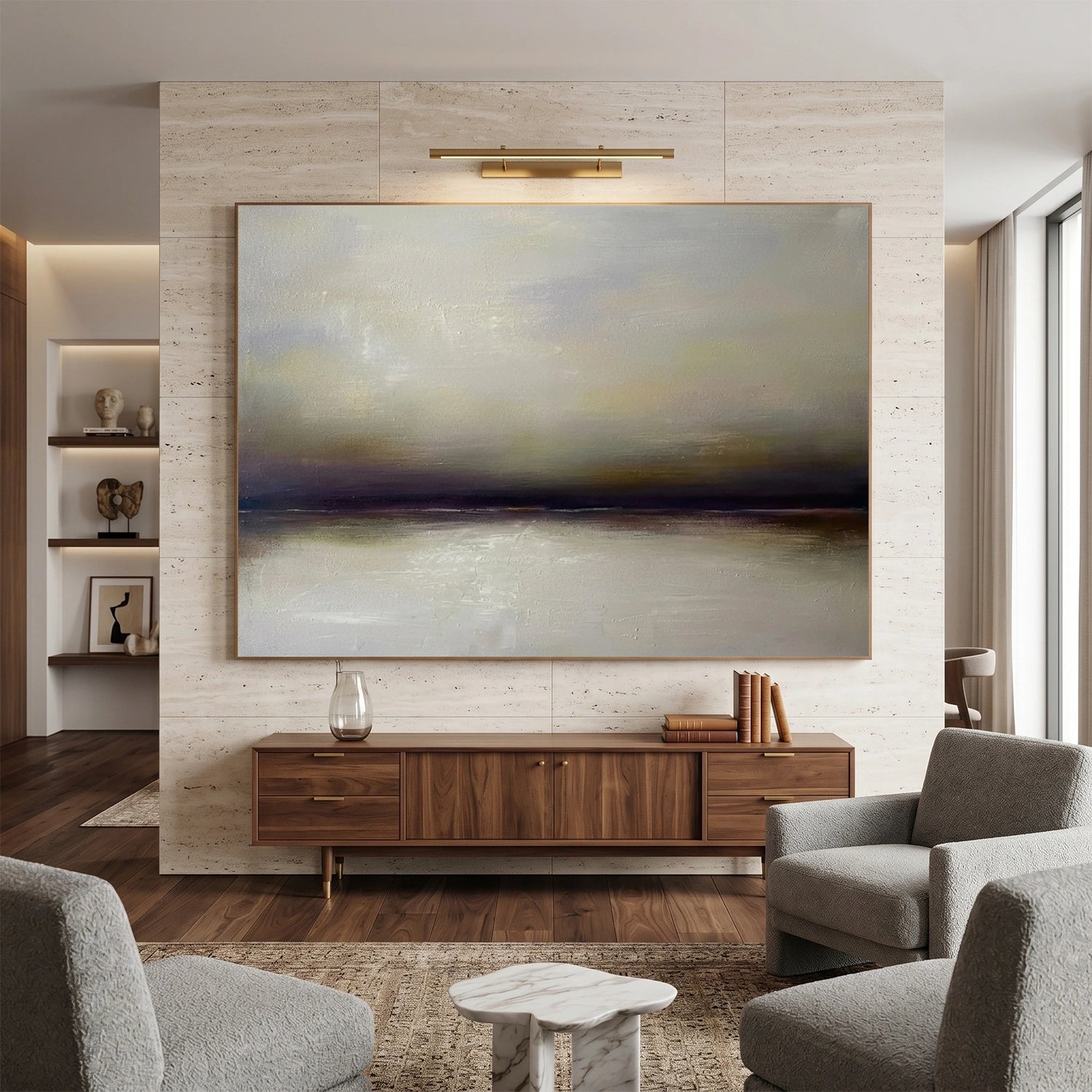 Sea & Sky Abstract Wall Art #MS314