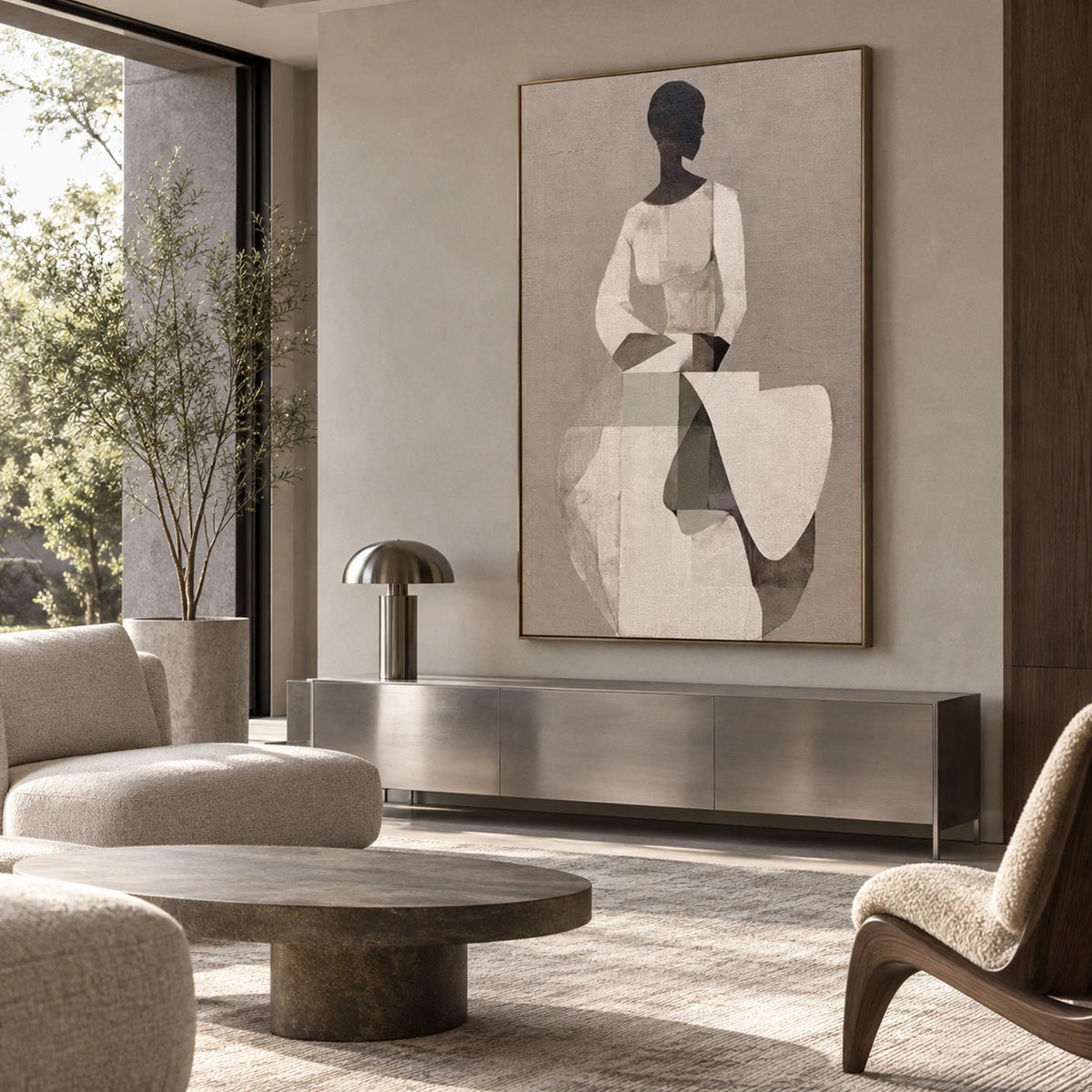 Abstract Portrait Wall Art #AP156
