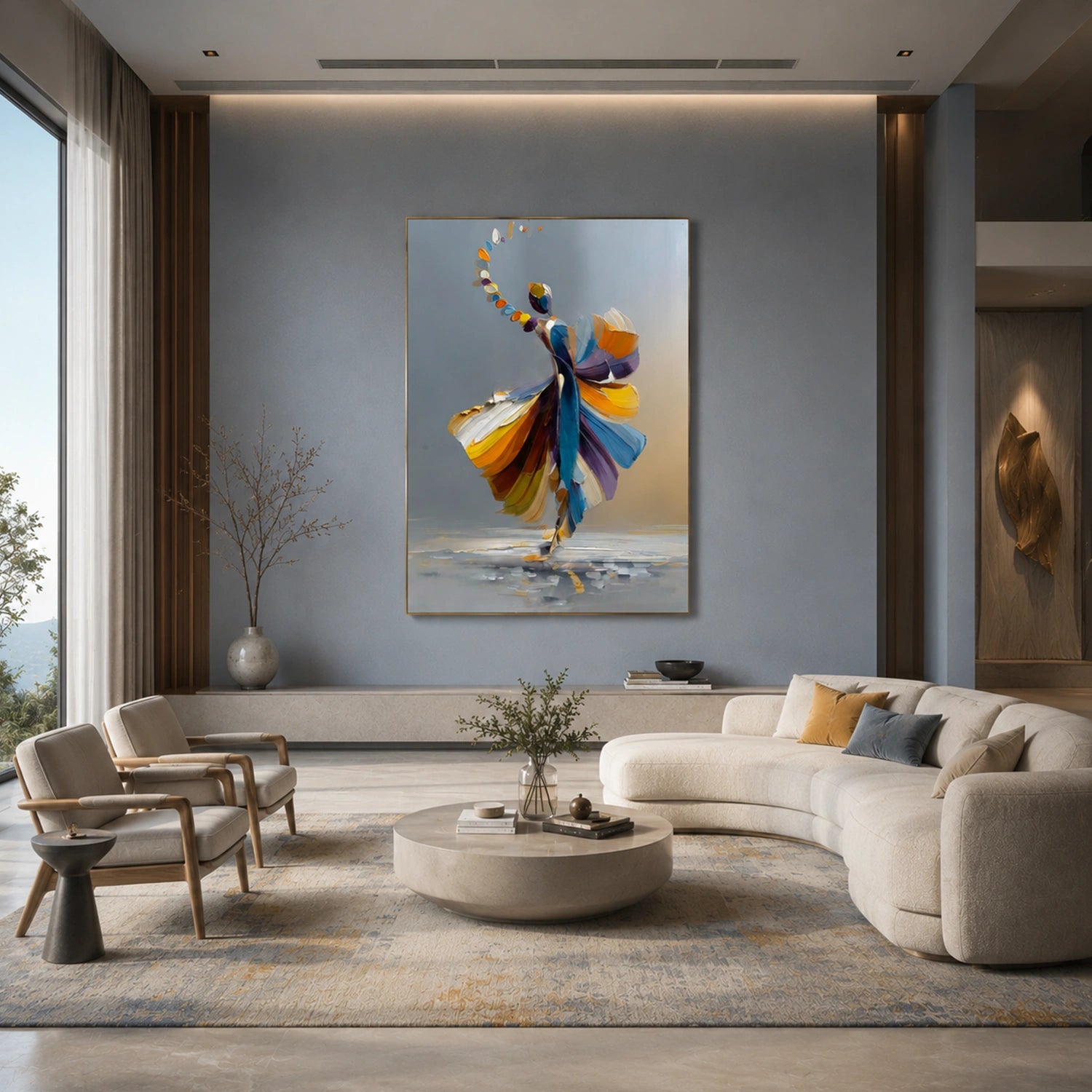Abstract Portrait Wall Art #AP130