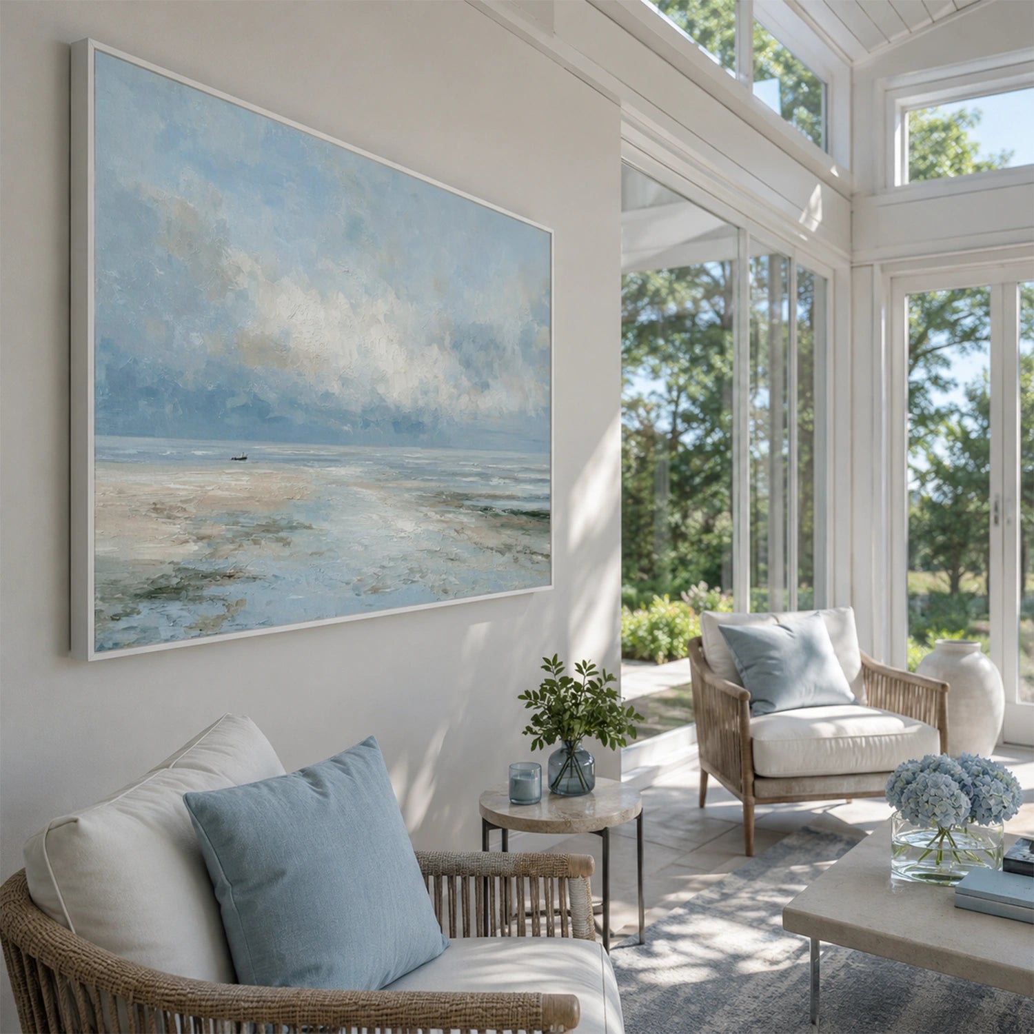Sea & Sky Abstract Wall Art #MS347
