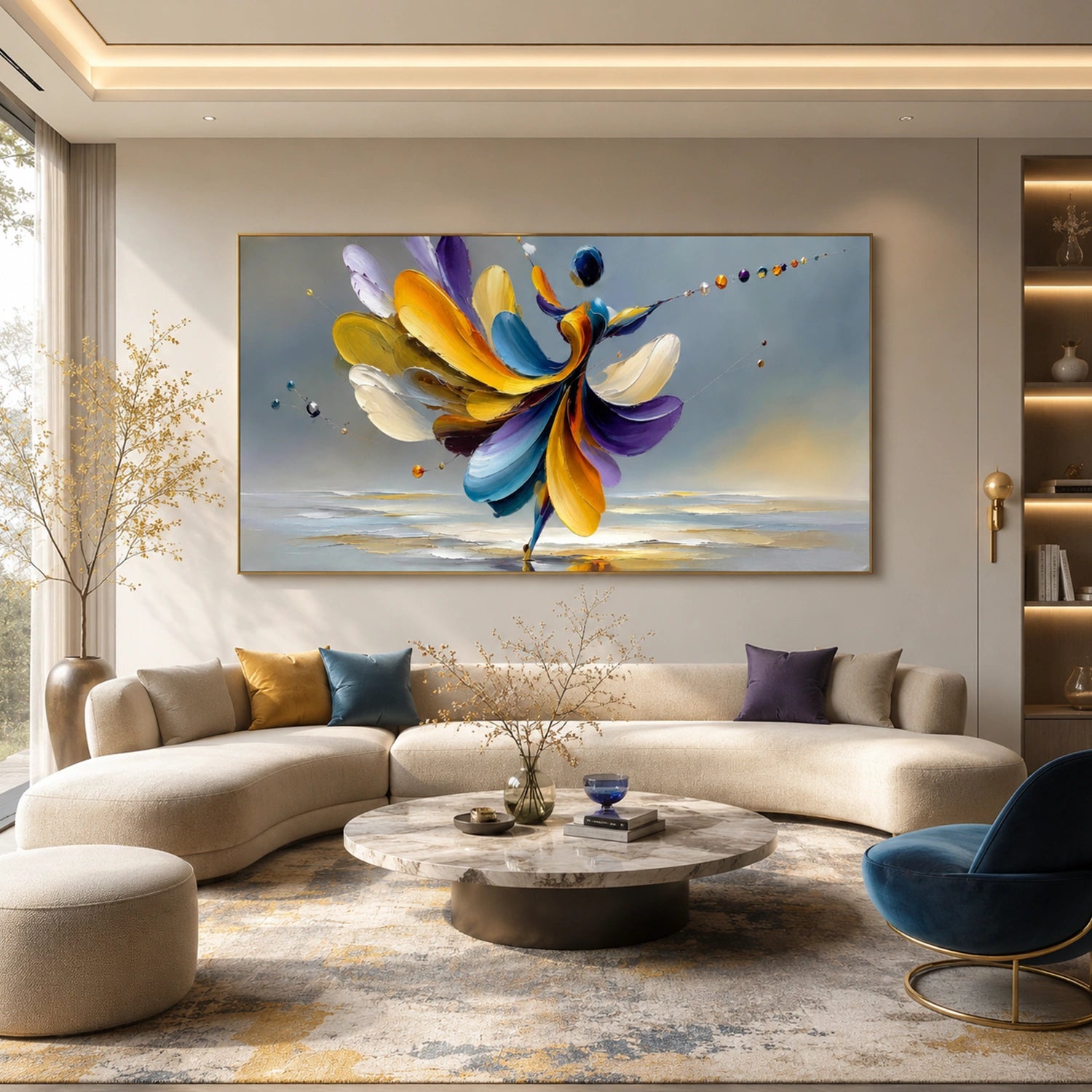 Abstract Portrait Wall Art #AP129