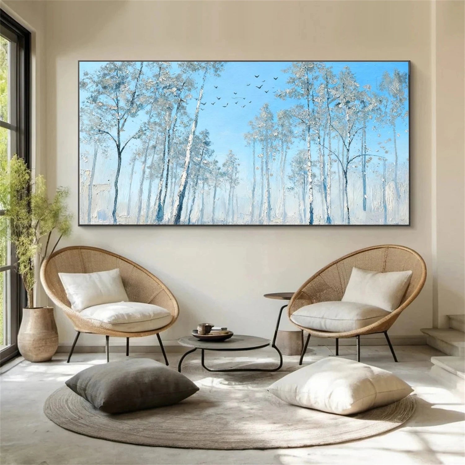 Flower & Tree Abstract Wall Art #ML179