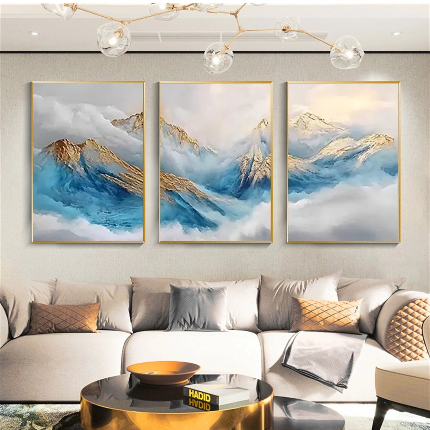 Minimalist Mountain Canvas Art Set of 3 #MM300