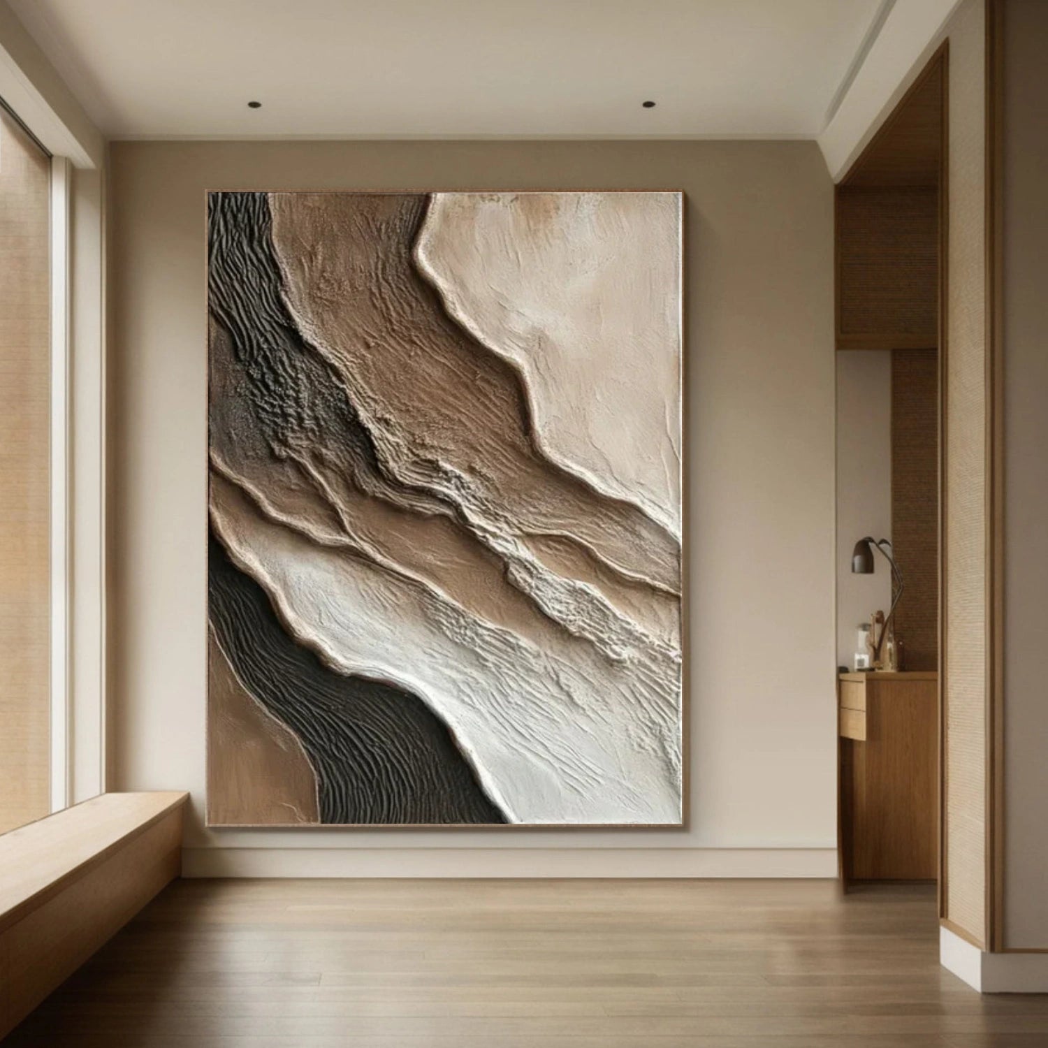 Abstract Textured Canvas Art #WS925