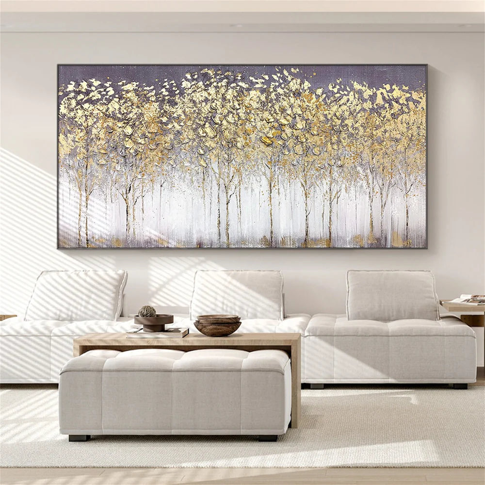 Colorful Flower & Tree Abstract Wall Art #ML041