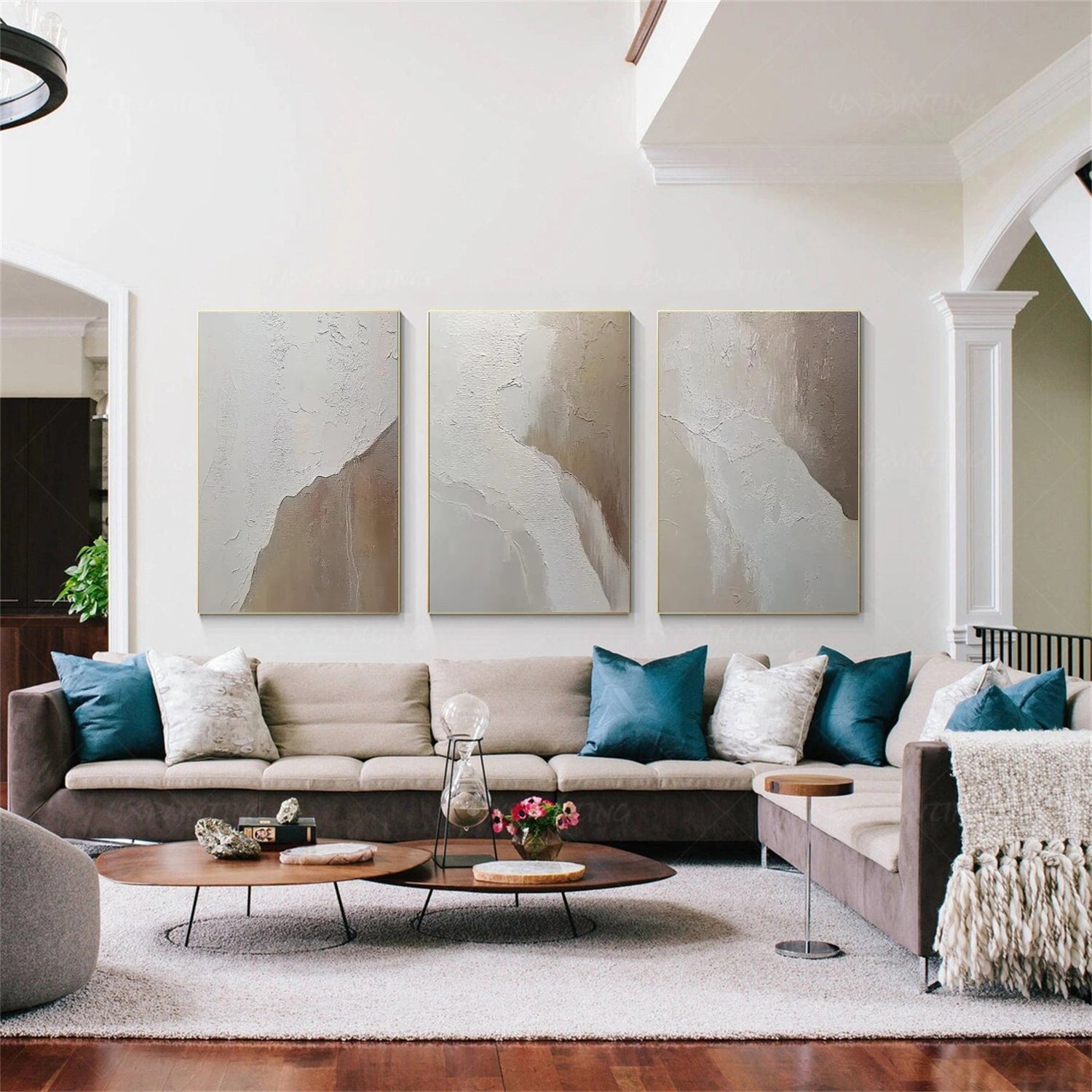 Abstract Canvas Art Set of 3 #WS805