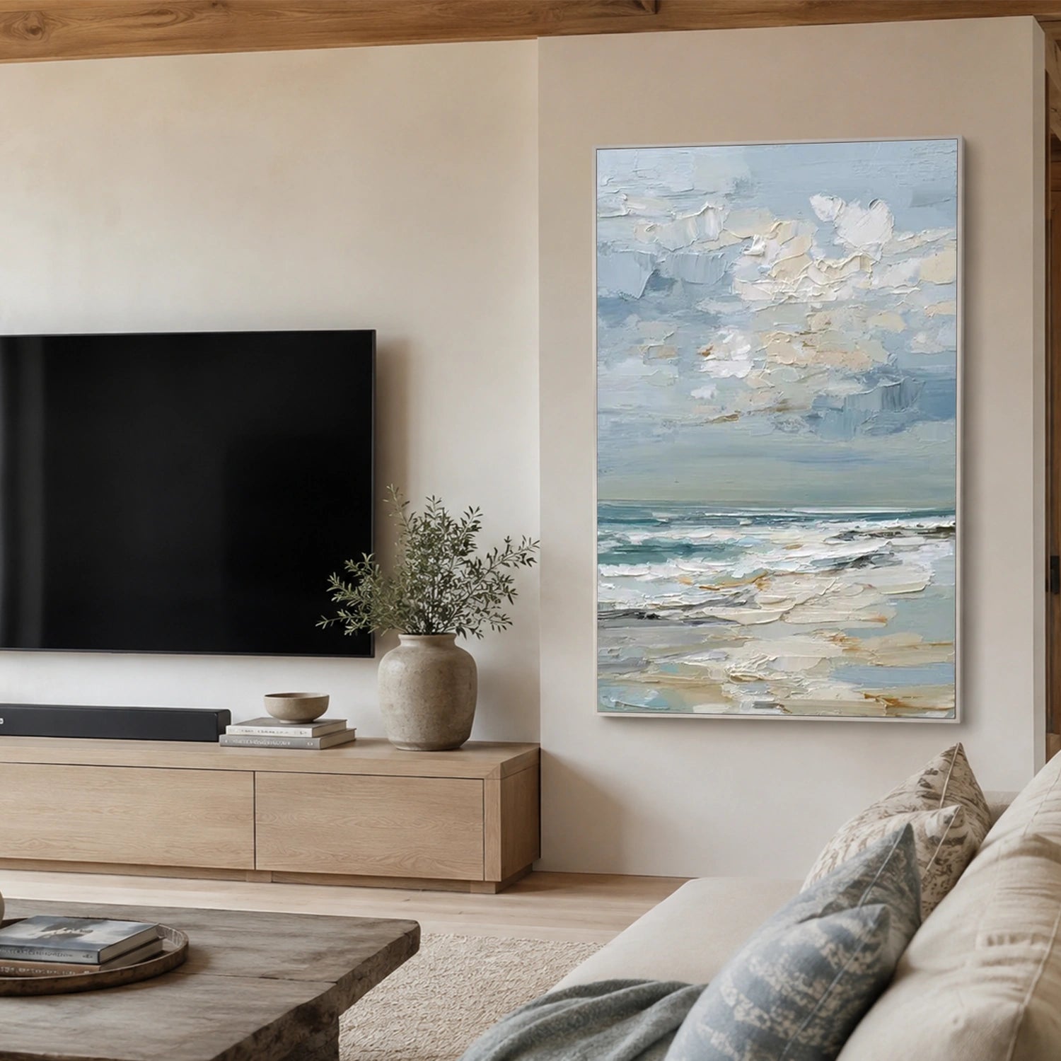 Sea & Sky Abstract Wall Art #MS358