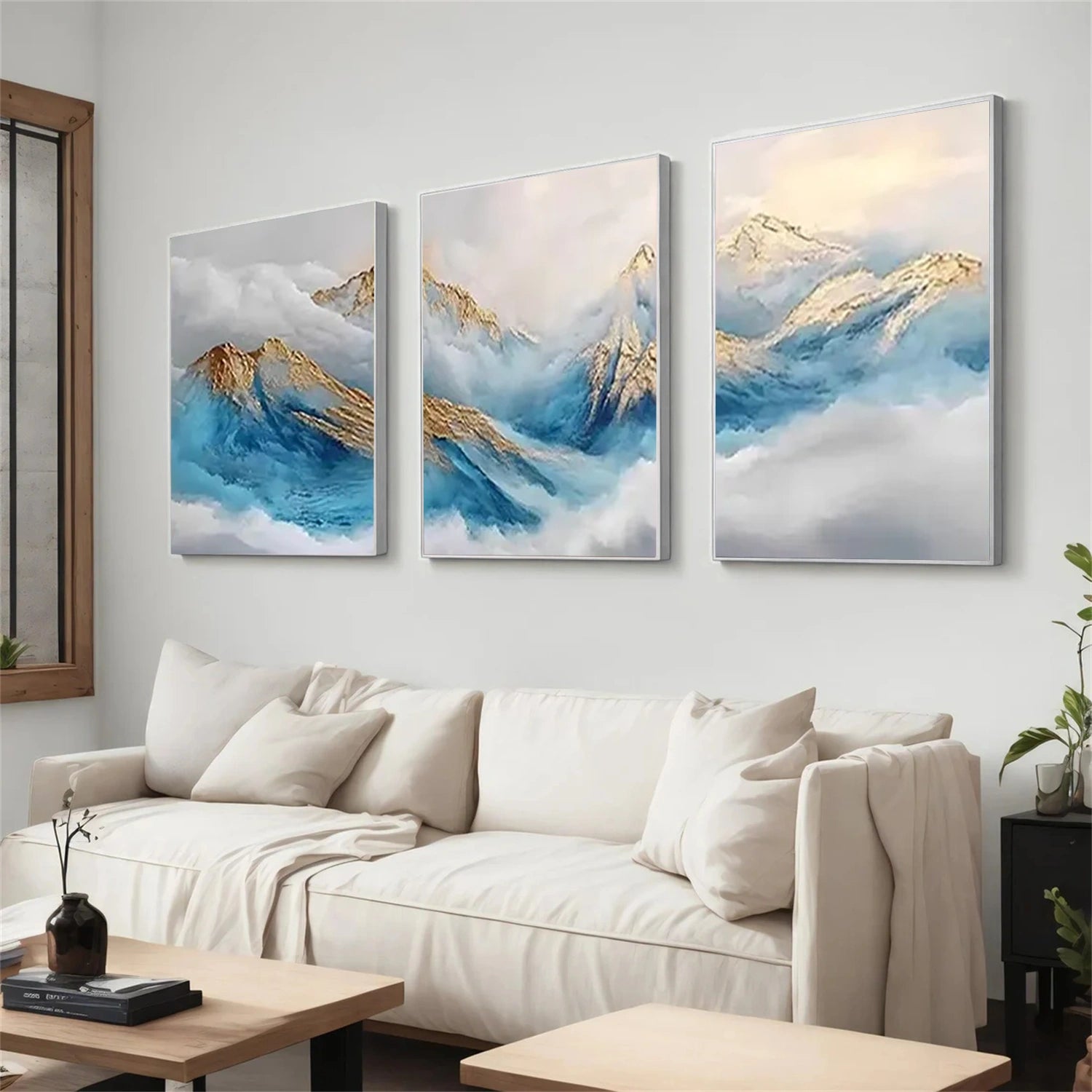 Minimalist Mountain Canvas Art Set of 3 #MM300