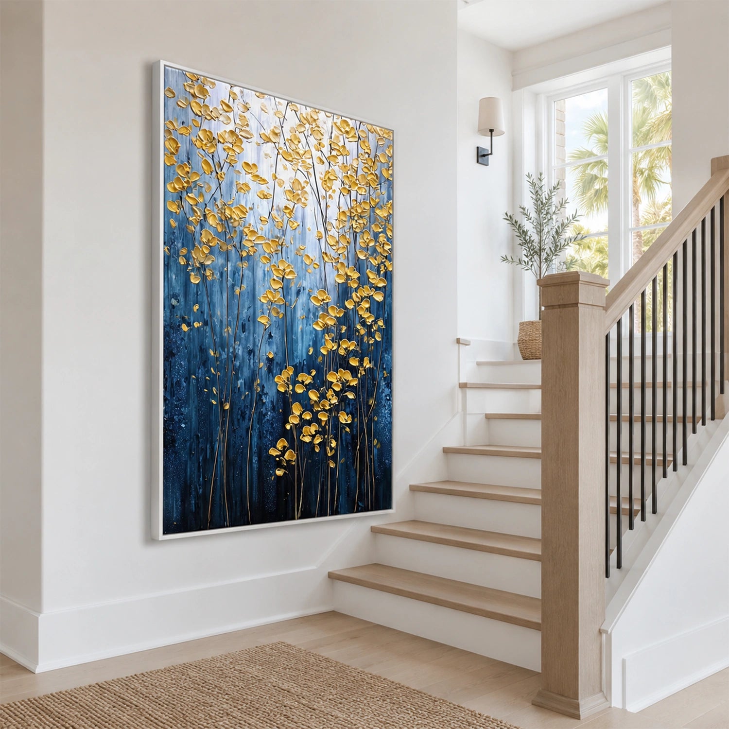 Flower & Tree Abstract Wall Art #ML278