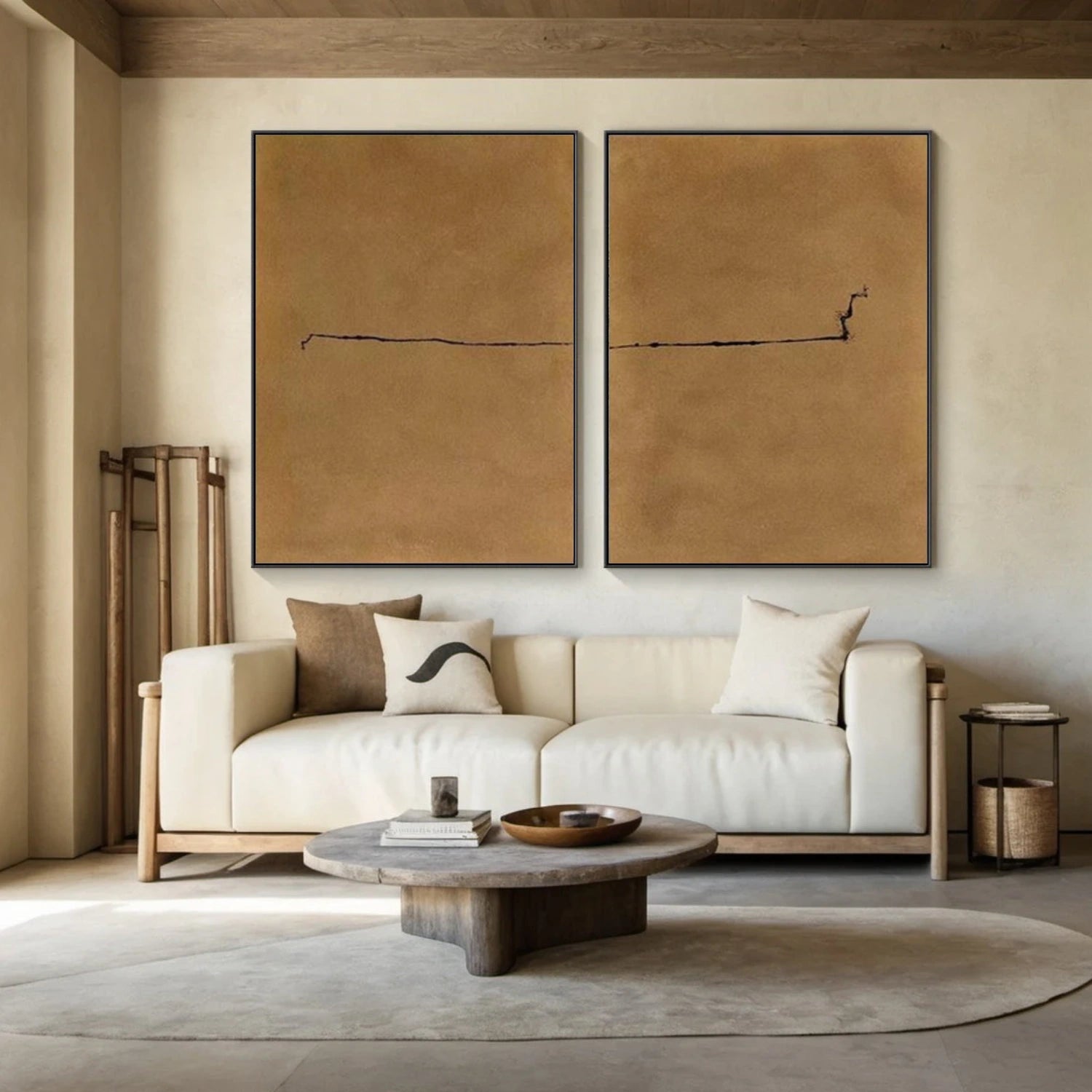 Wabi Sabi Canvas Art Set of 2 #WS1011