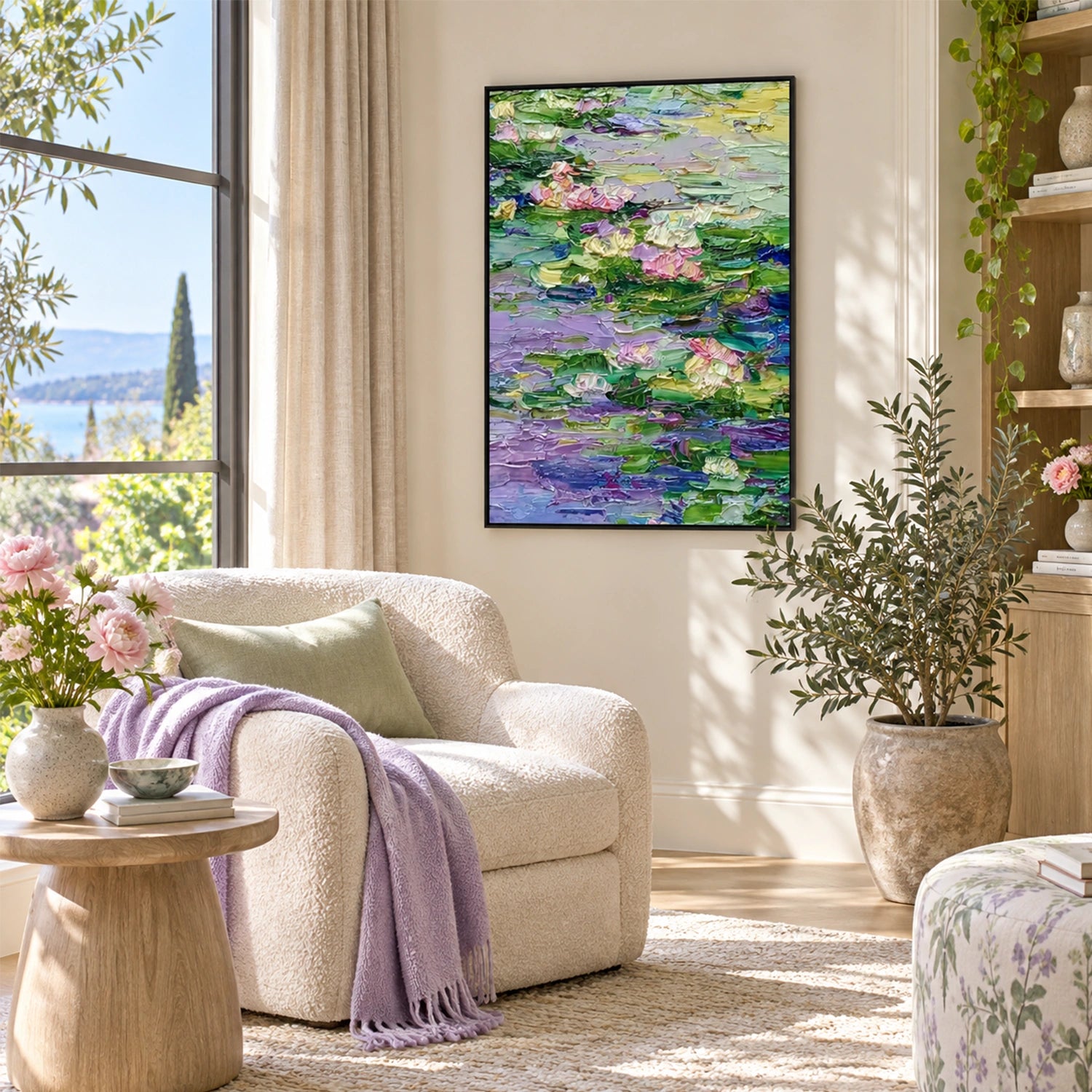 Flower & Tree Abstract Wall Art #ML289