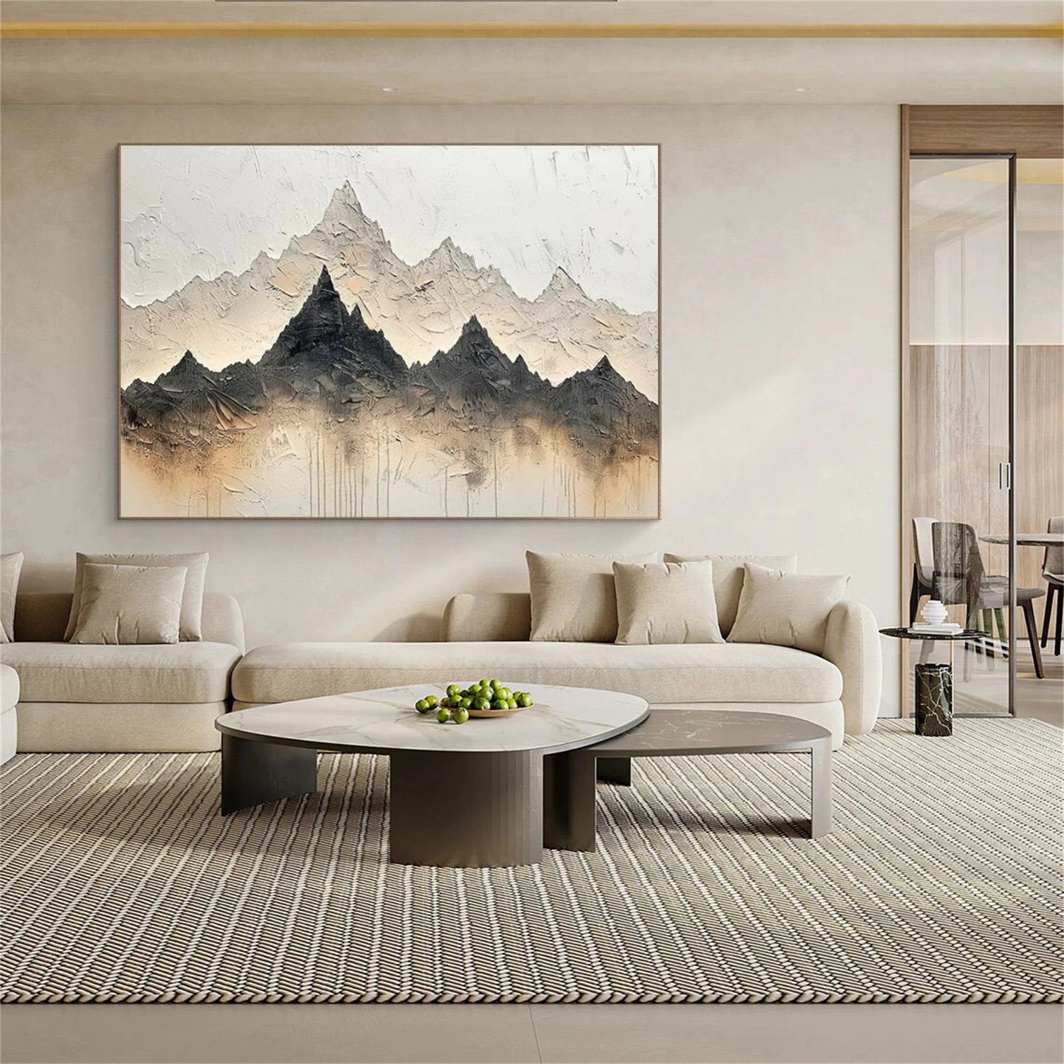 Minimalist Mountain Canvas Art #MM363