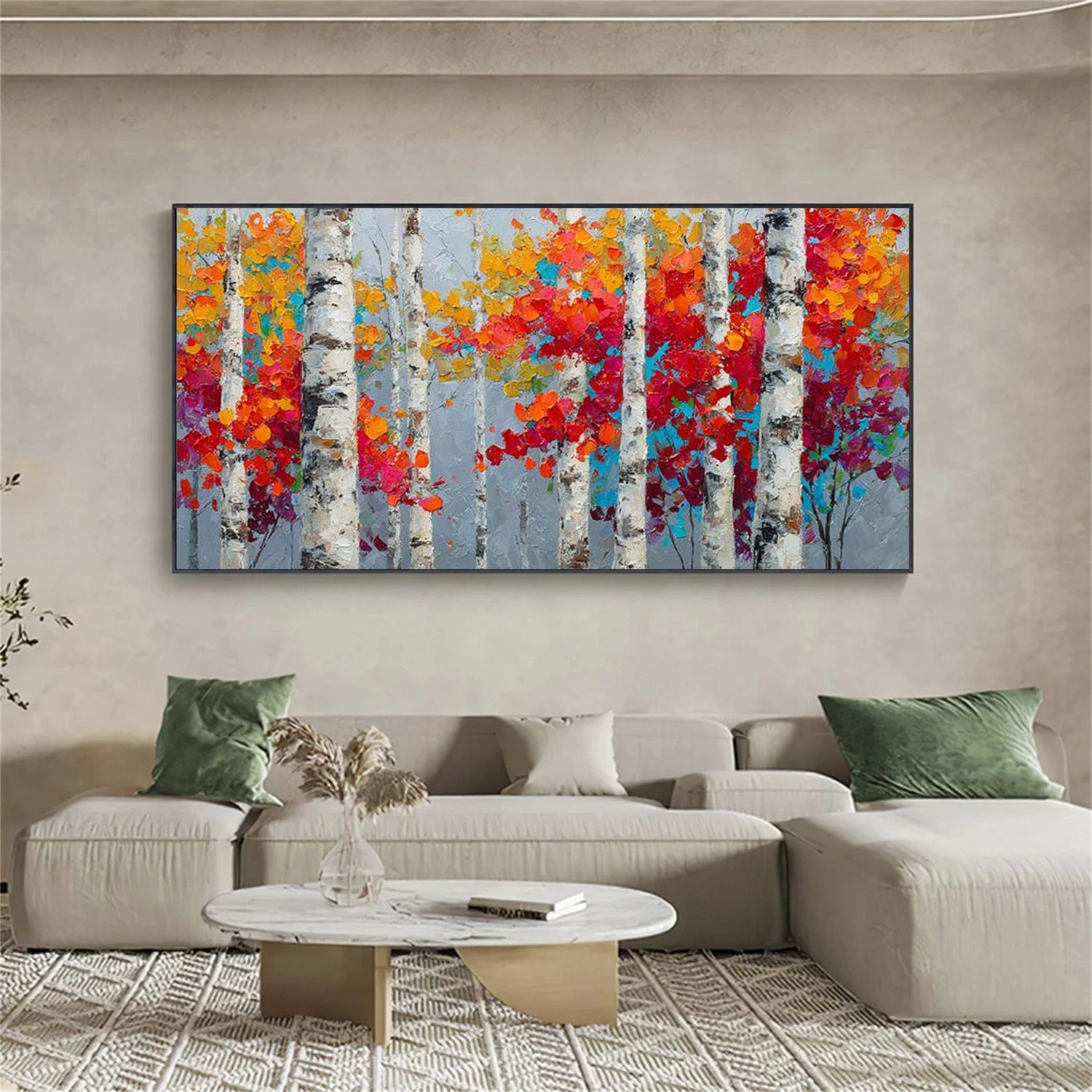 Flower & Tree Abstract Wall Art #ML250
