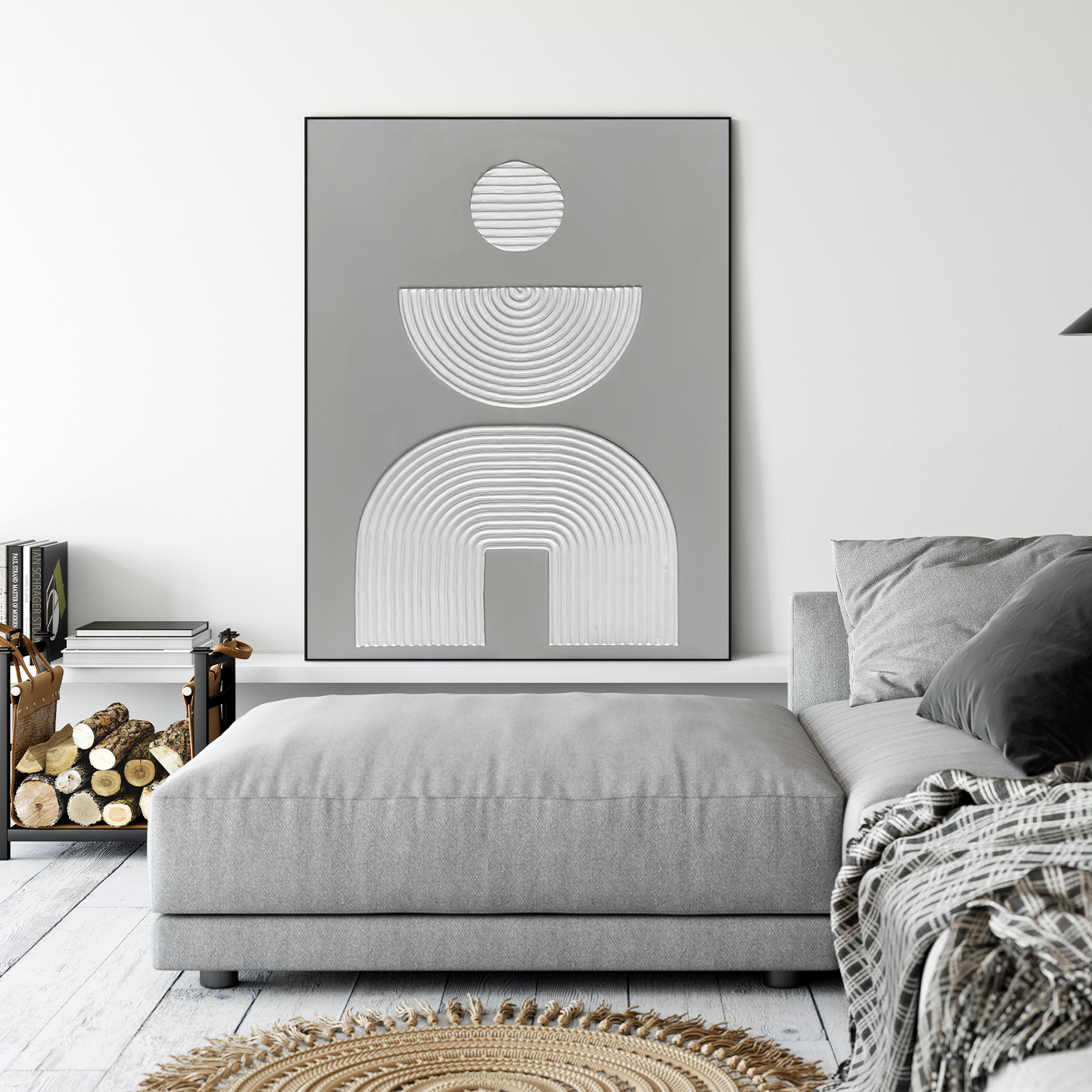 Minimalist Textured Canvas Art #MM275