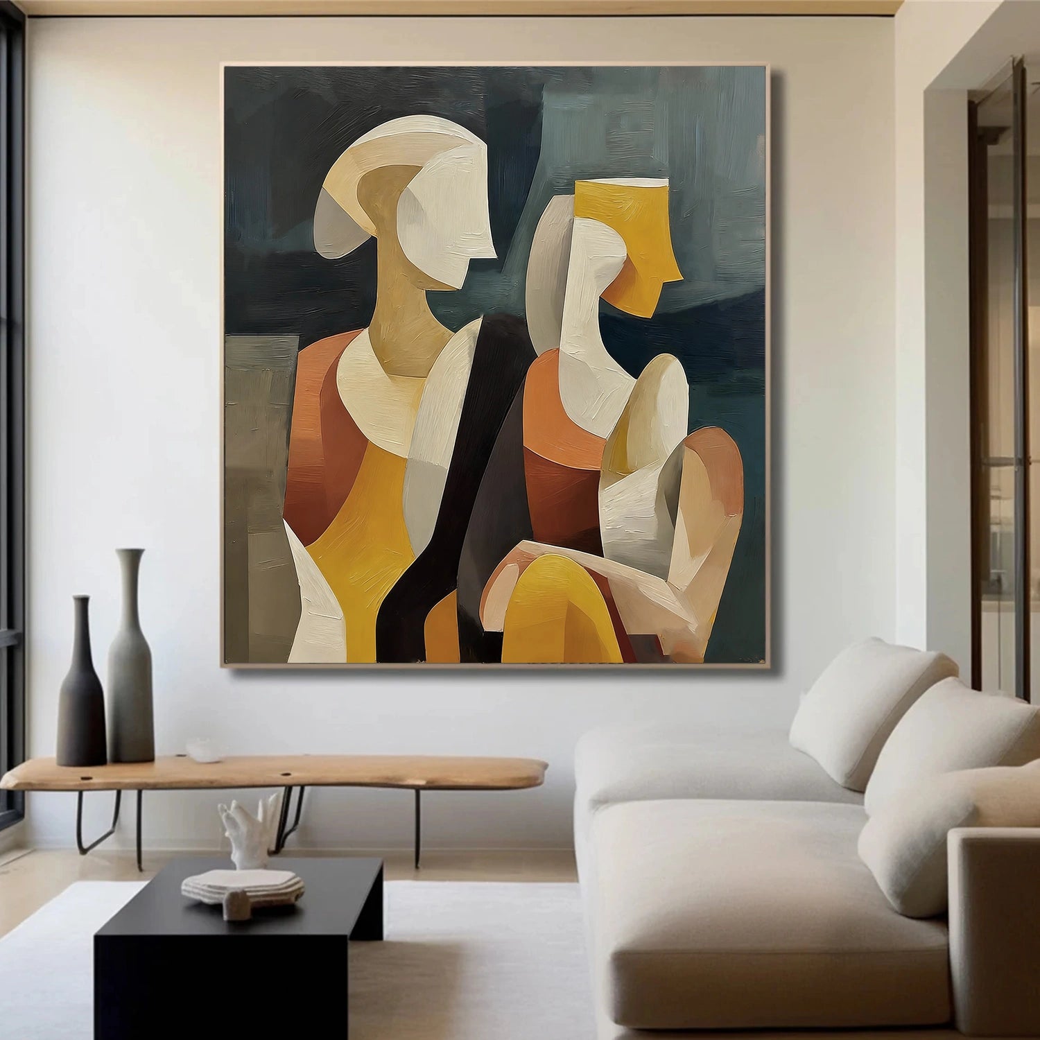 Abstract Portrait Wall Art #AP080