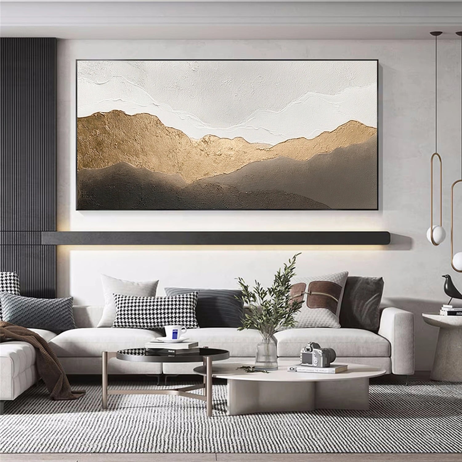 Minimalist Mountain Canvas Art #MM399