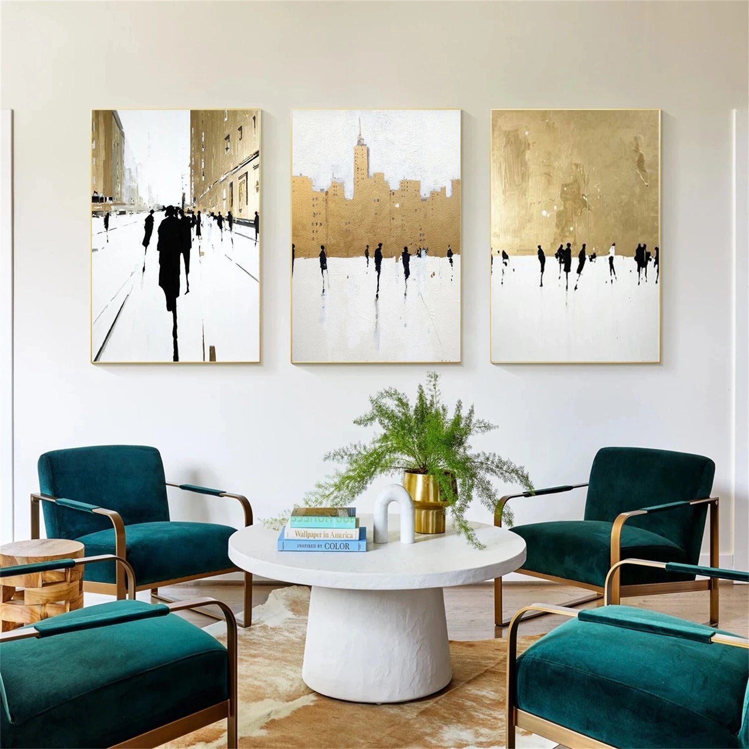 Abstract Portrait Wall Art Set of 3 #AP066