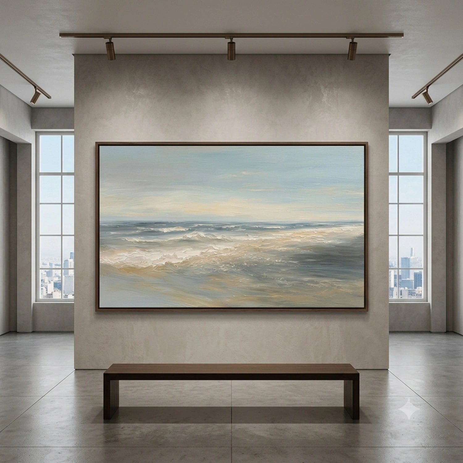 Sea & Sky Abstract Wall Art #MS315