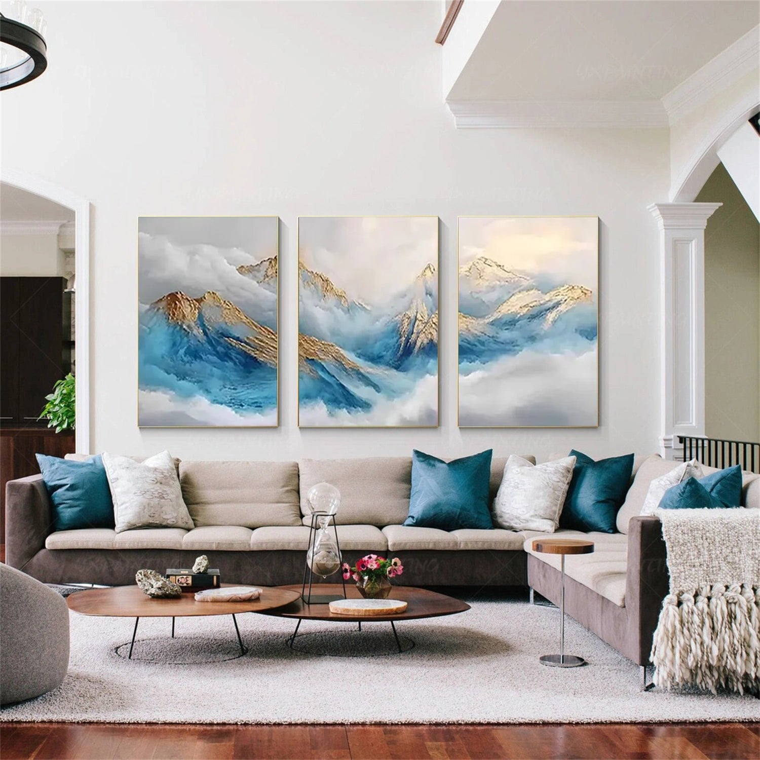 Minimalist Mountain Canvas Art Set of 3 #MM300