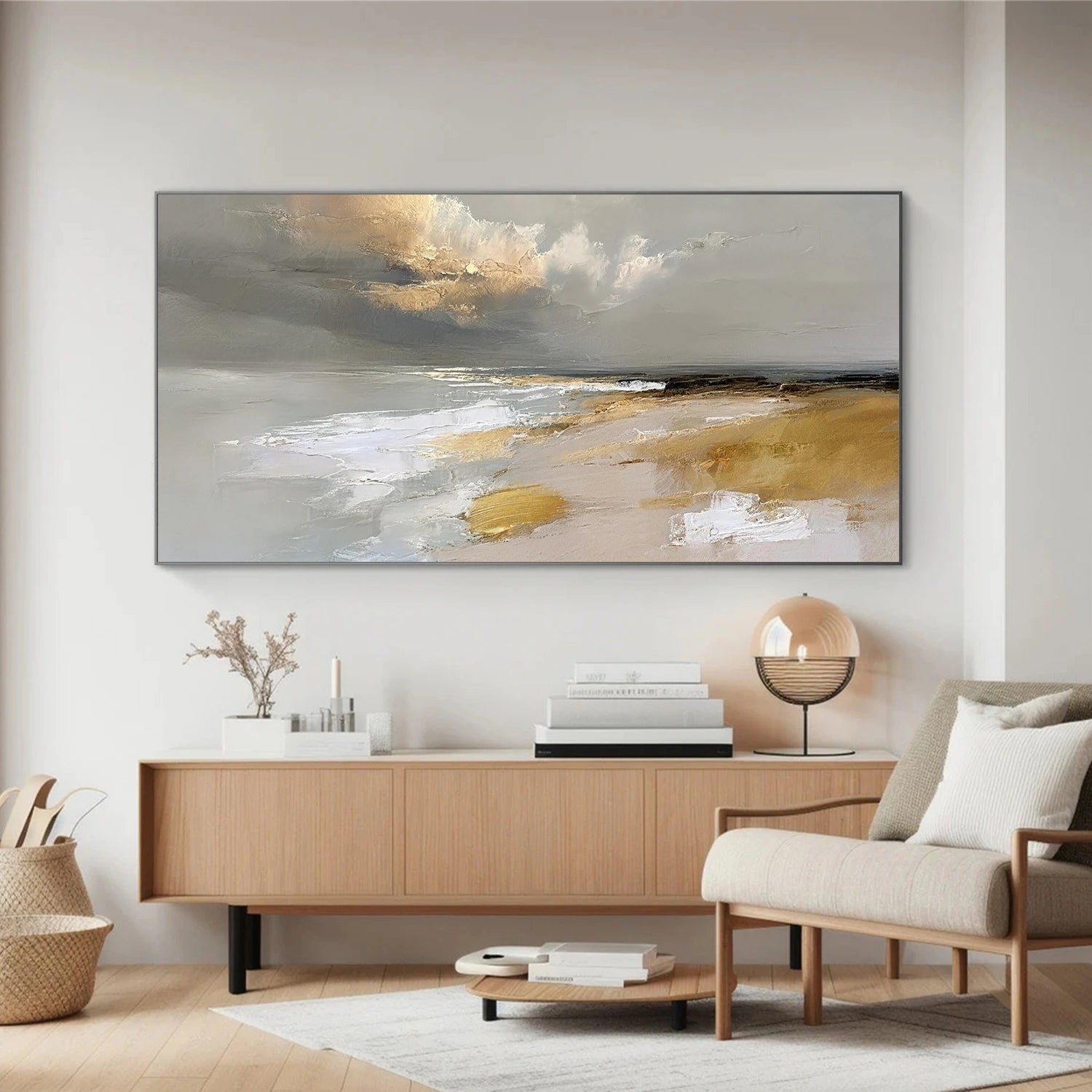 Sea & Sky Abstract Wall Art #MS223