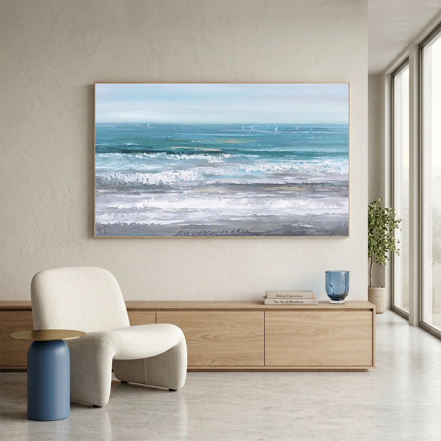 Sea & Sky Abstract Wall Art #MS308