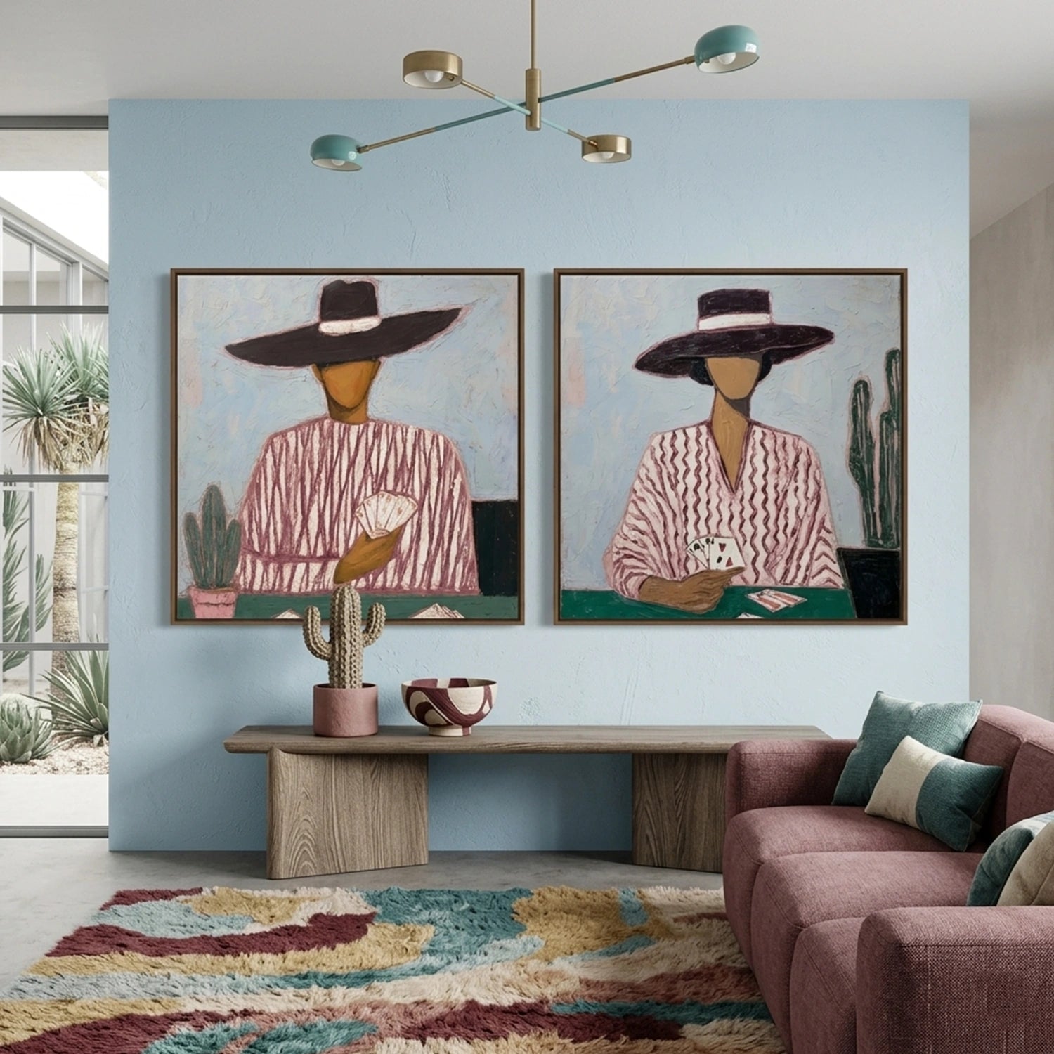 Vintage Americana Art Set of 2 #VA029