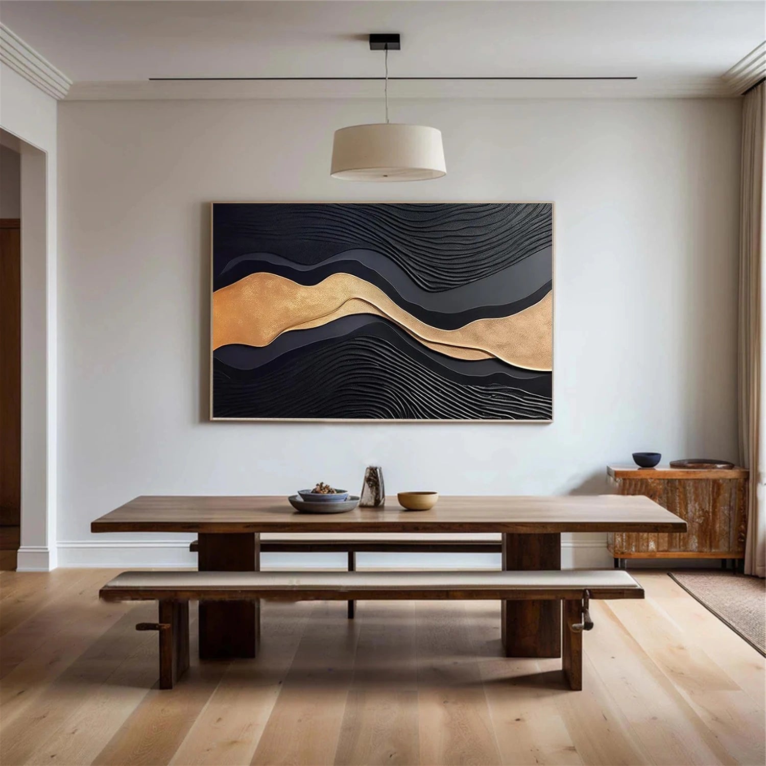 Minimalist Textured Canvas Art #MM367