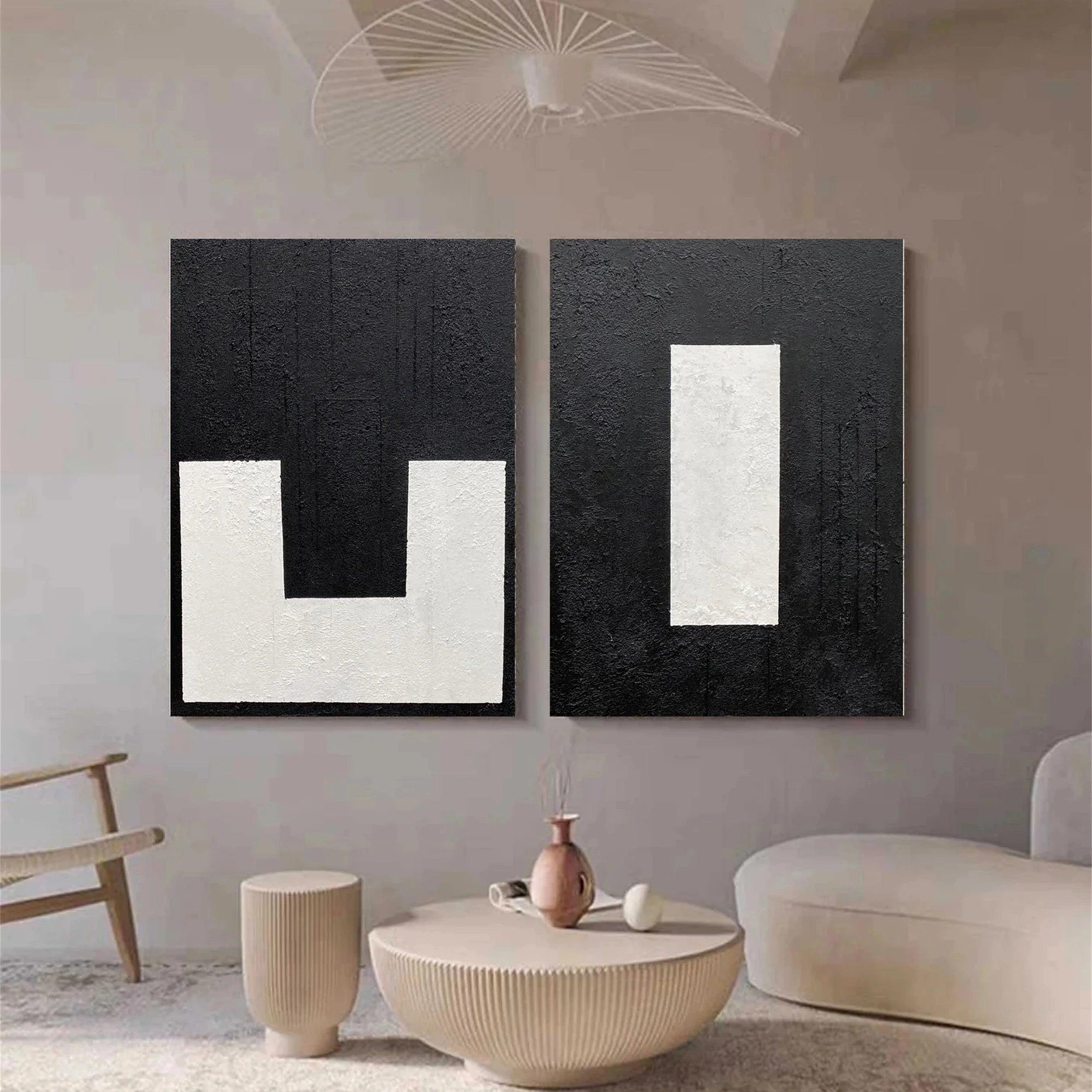 Minimalist Zen Set of 2 #MZ063