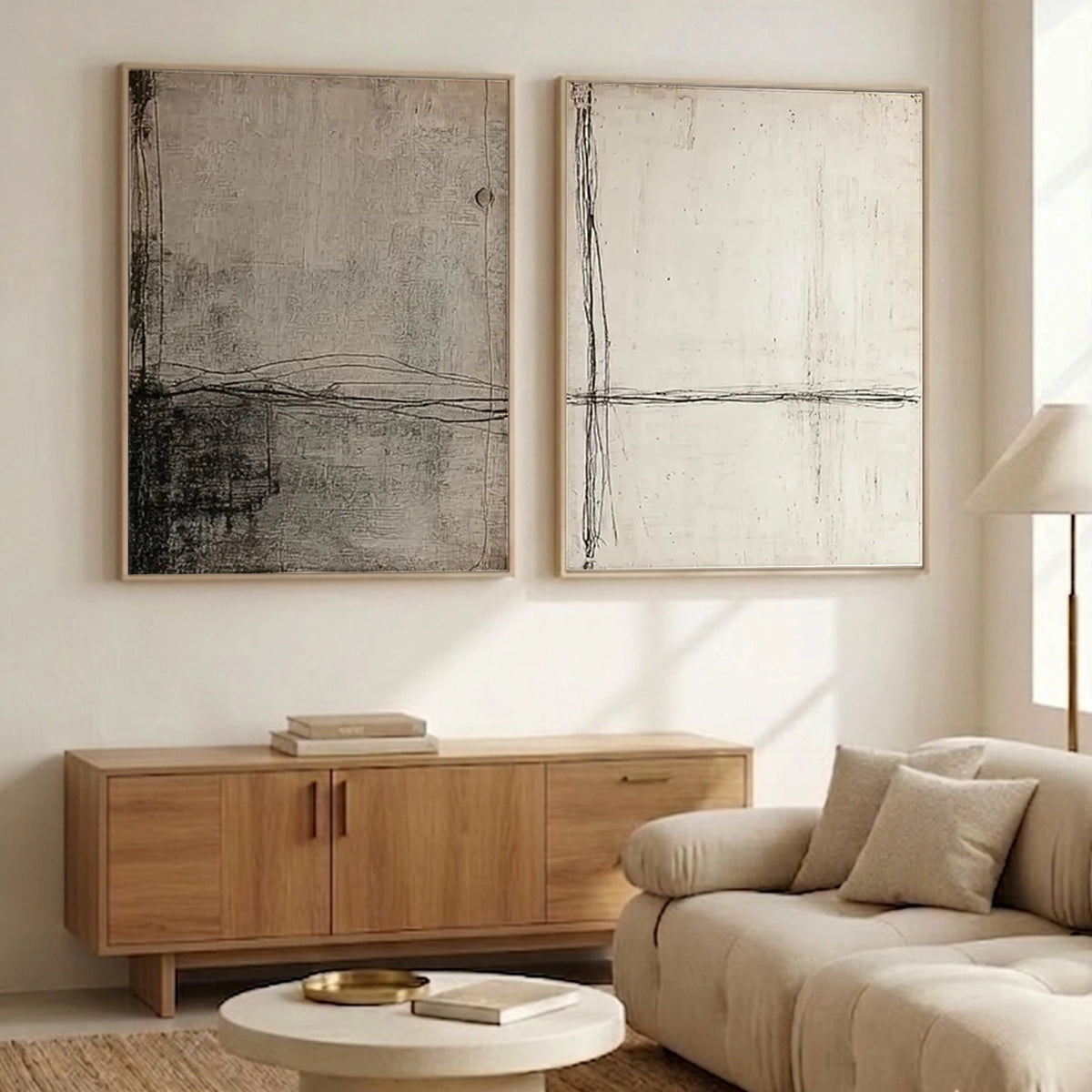 Wabi Sabi Canvas Art Set of 2 #WS1226