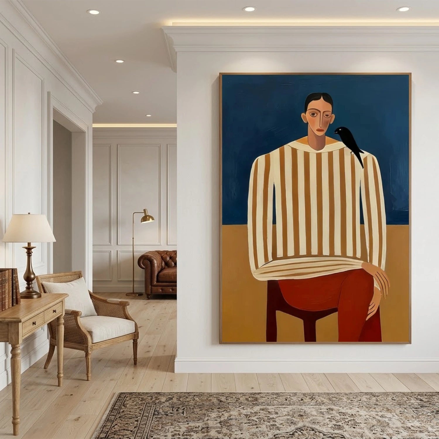 Abstract Portrait Wall Art #AP134