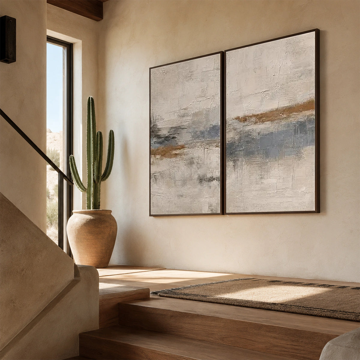 Abstract Canvas Art Set of 2 #WS1161