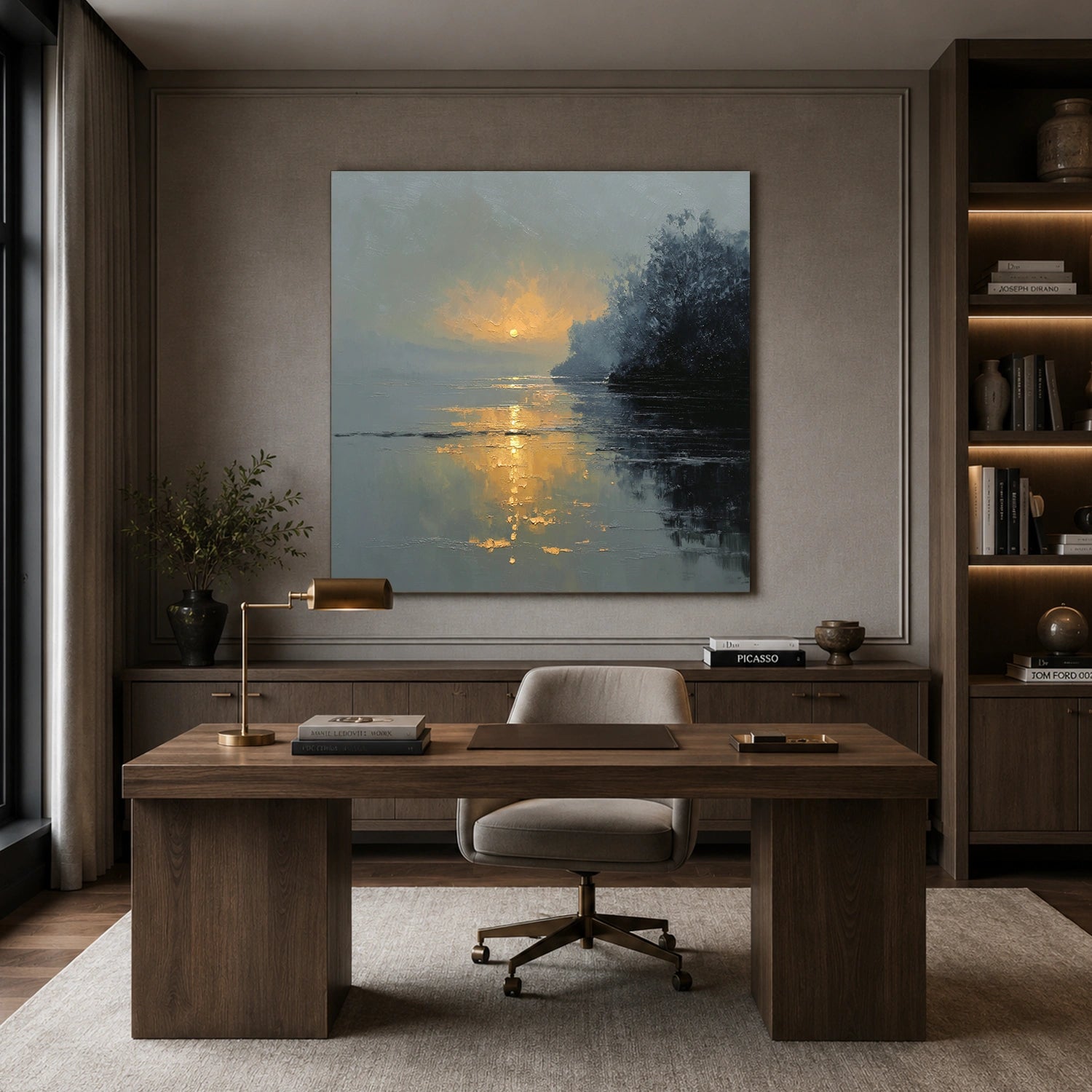 Sea & Sky Abstract Wall Art #MS335
