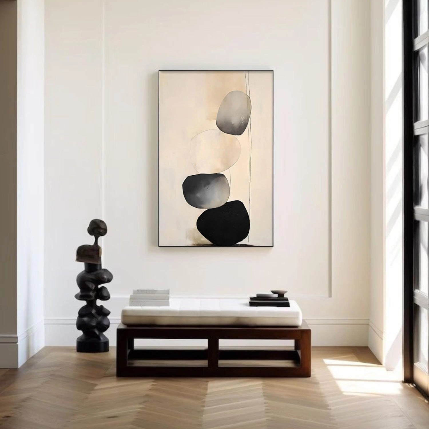 Wabi Sabi Textured Canvas Art #WS972