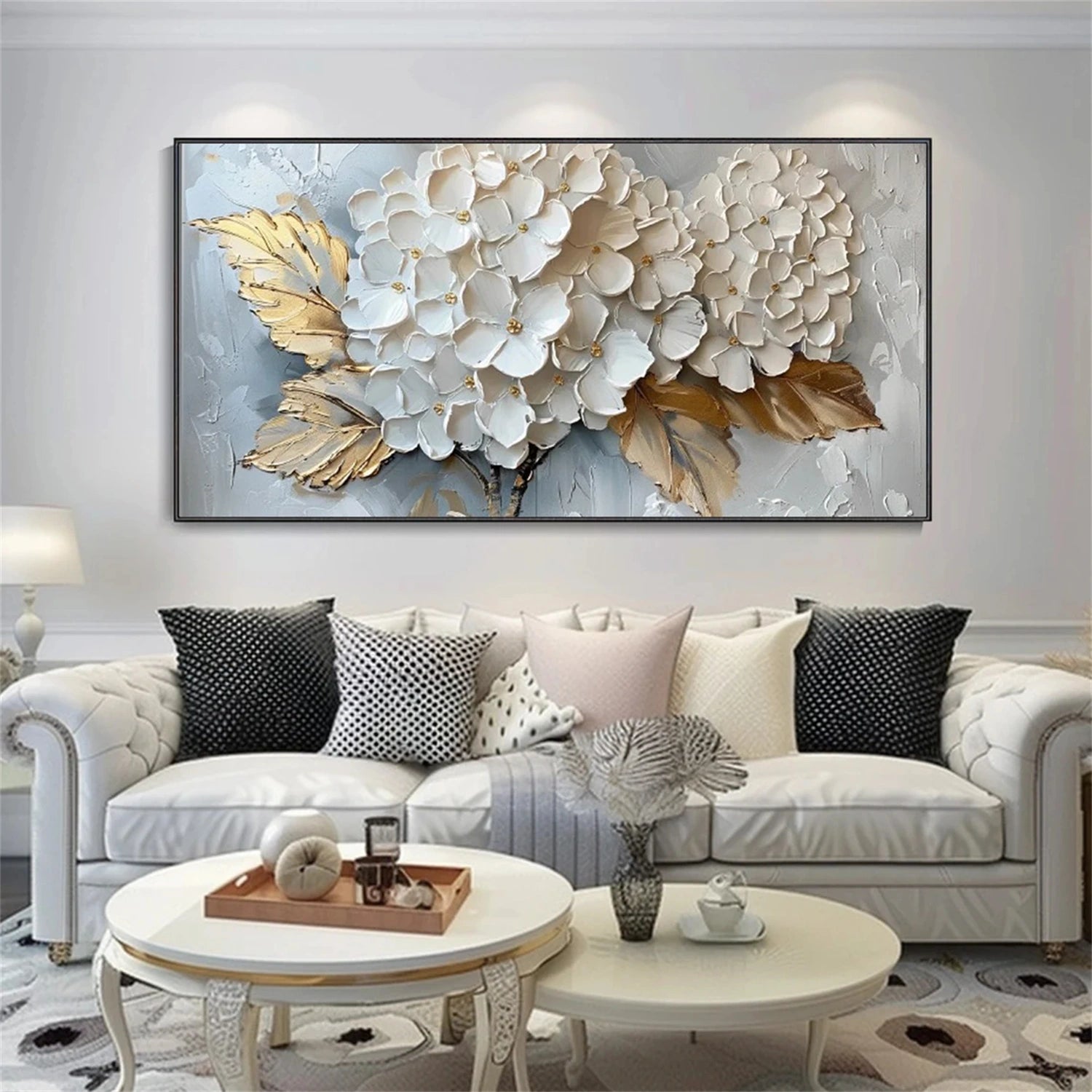 Colorful Flower & Tree Abstract Wall Art #ML050