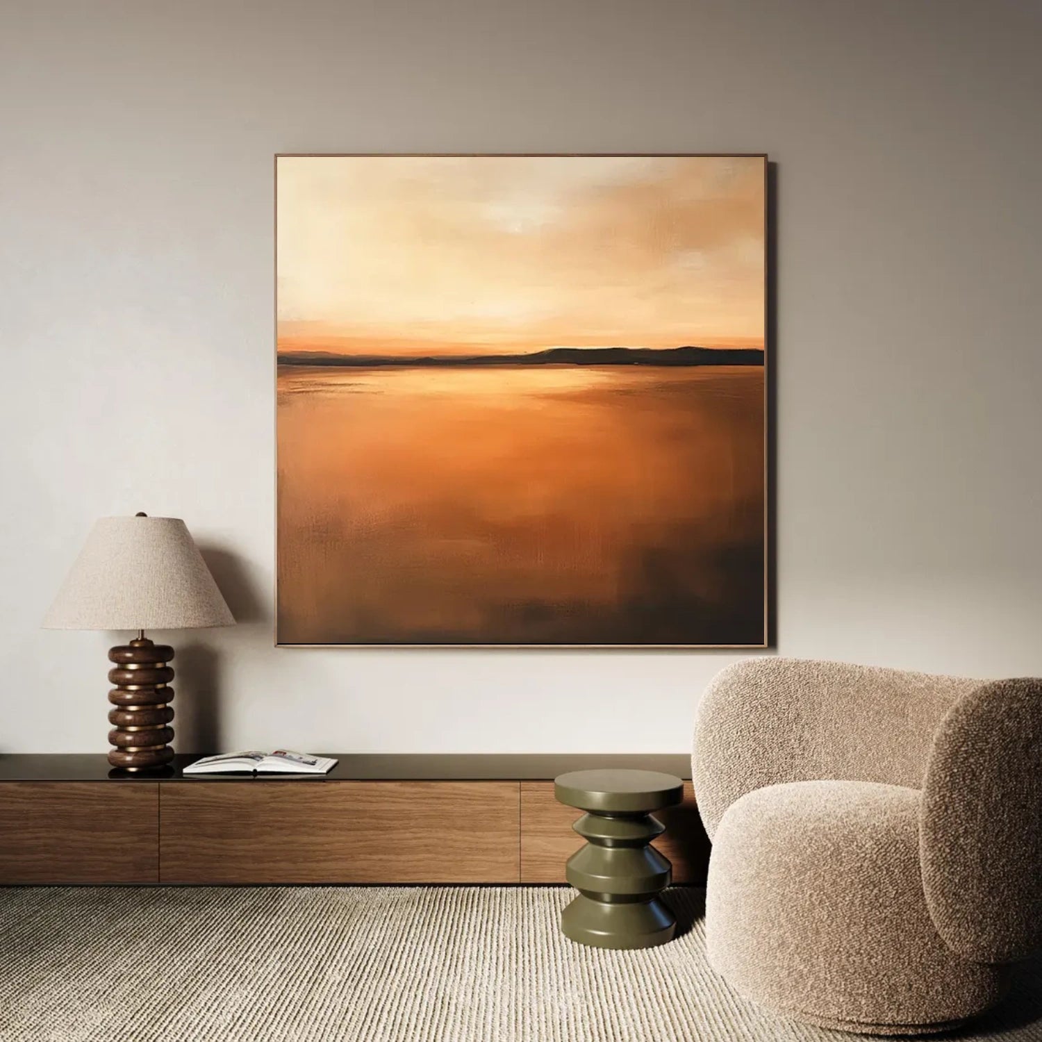 Sea & Sky Abstract Wall Art #MS252