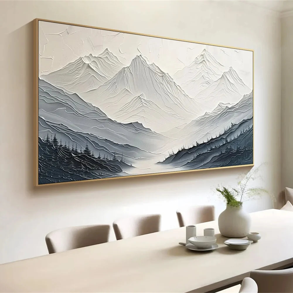 Minimalistic Mountain Textured Art #MM302