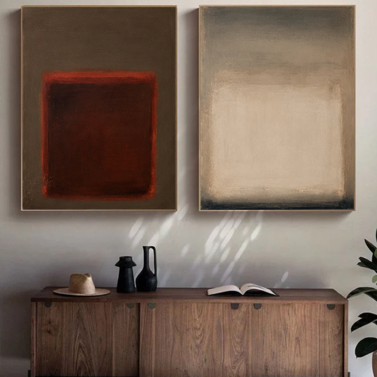 Abstract Canvas Art Set of 2 #WS1222