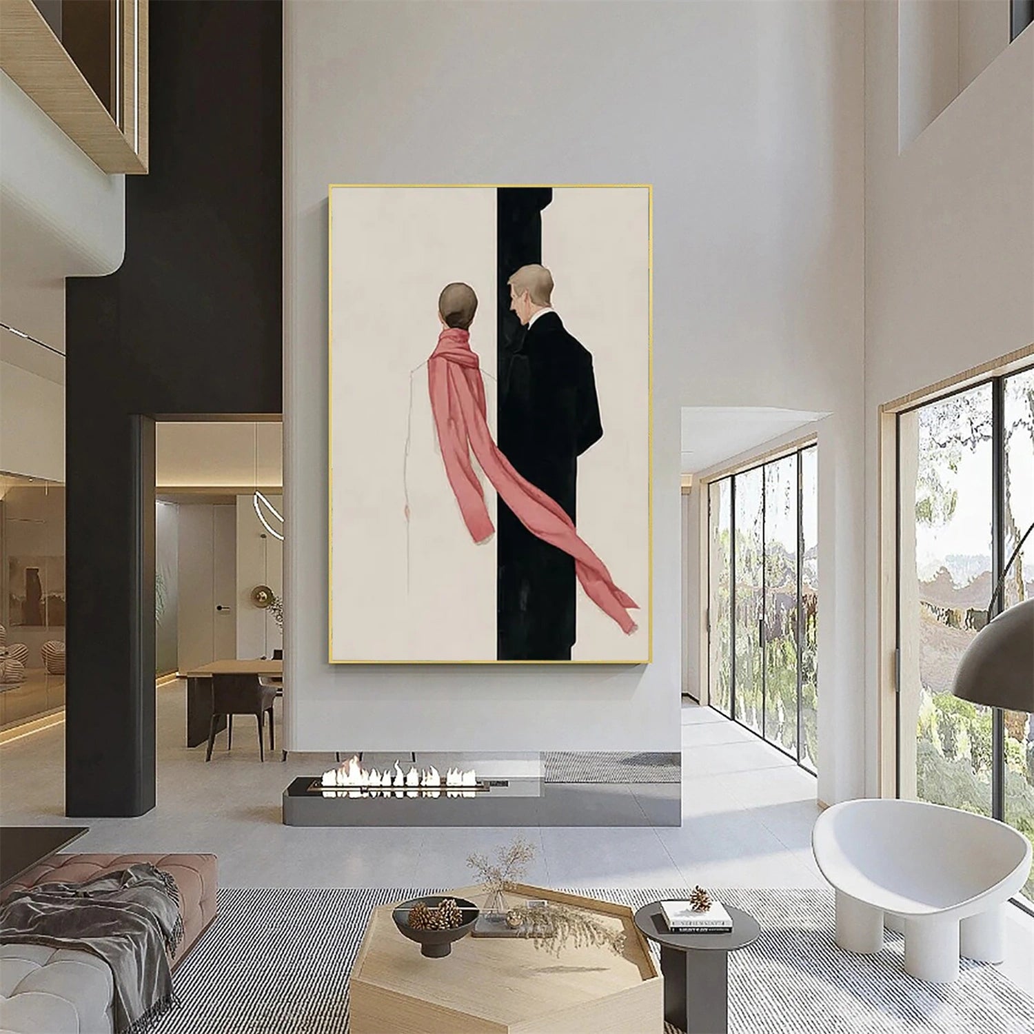 Abstract Portrait Wall Art #AP105