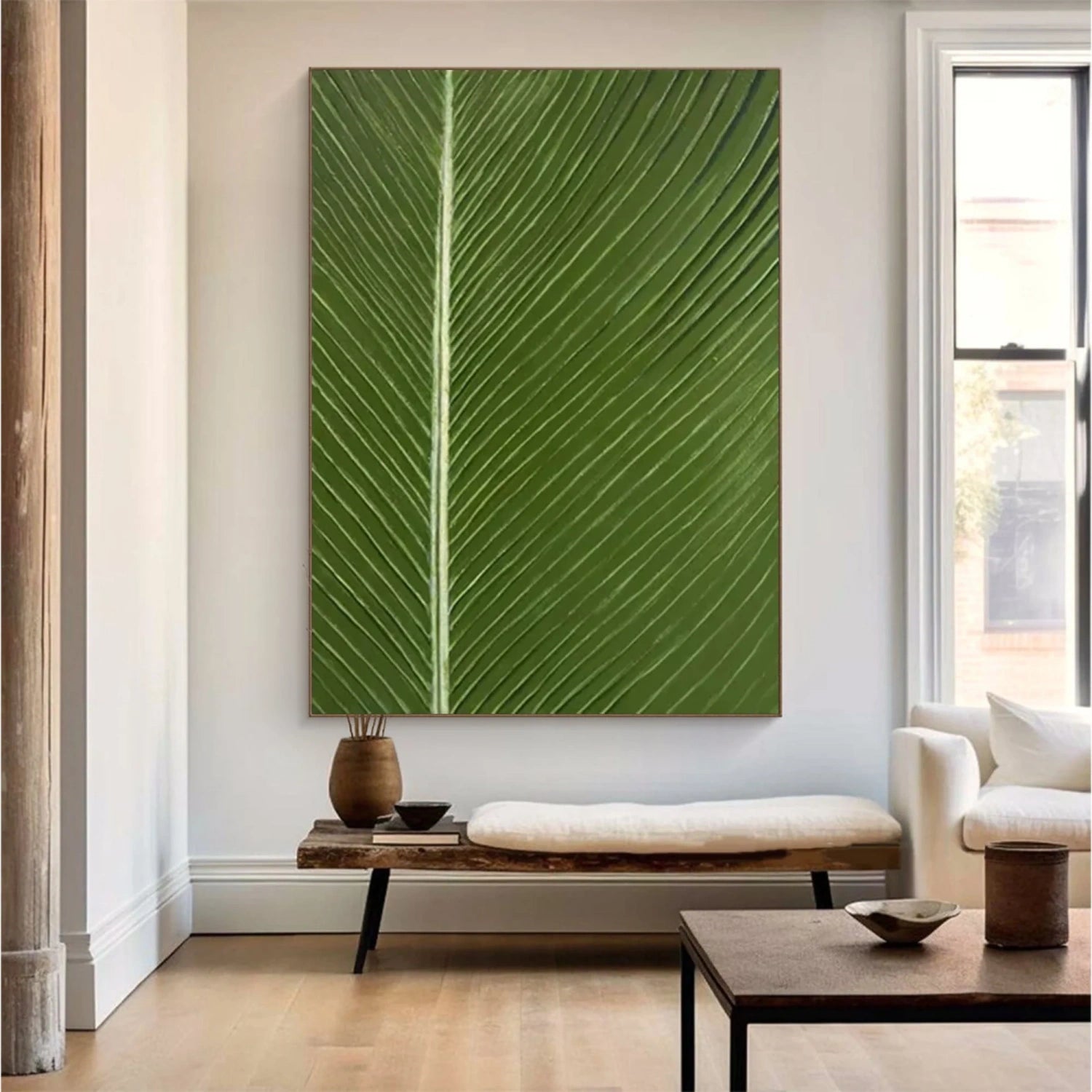 Green Minimalist Texture Art #GT045