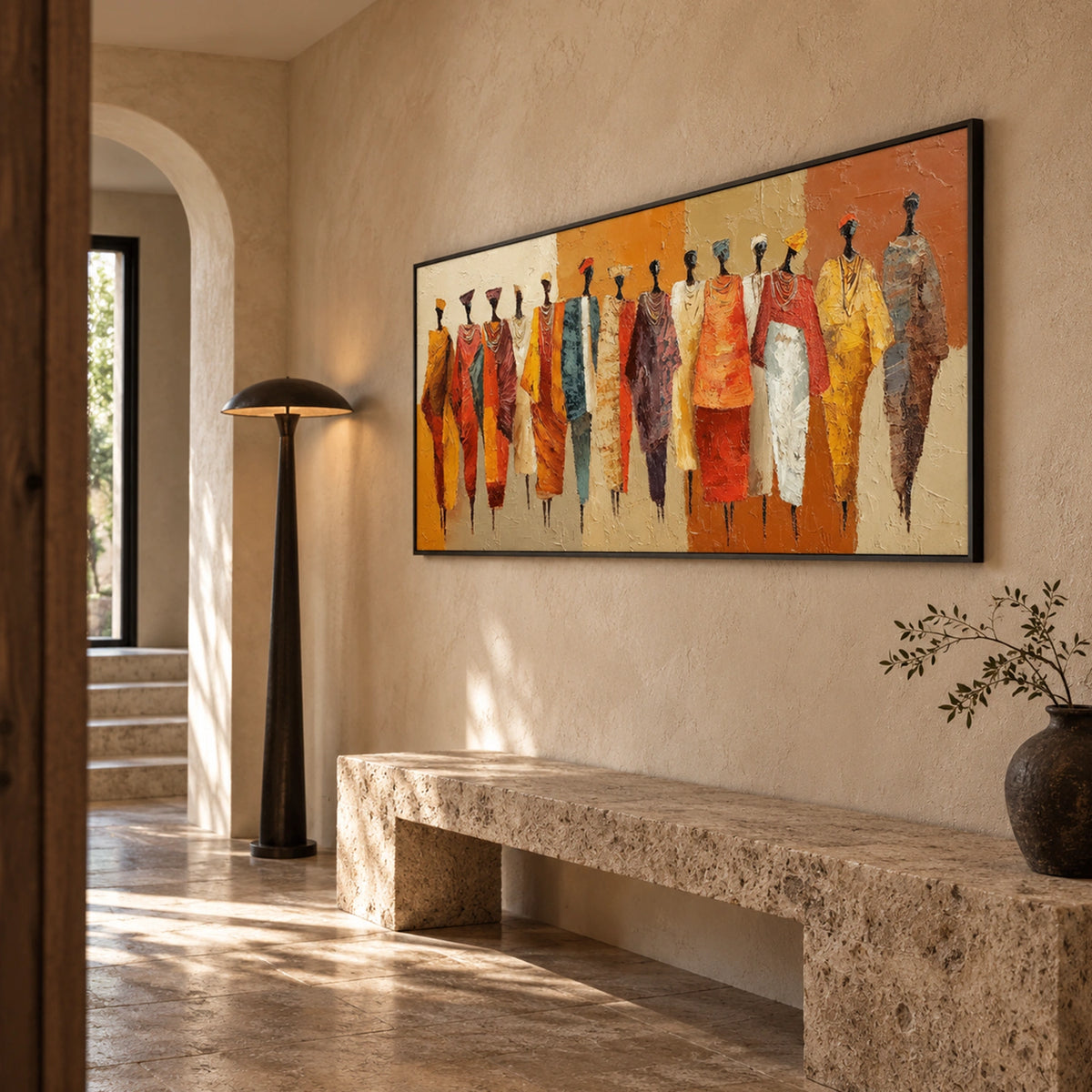 Abstract Portrait Wall Art #AP159