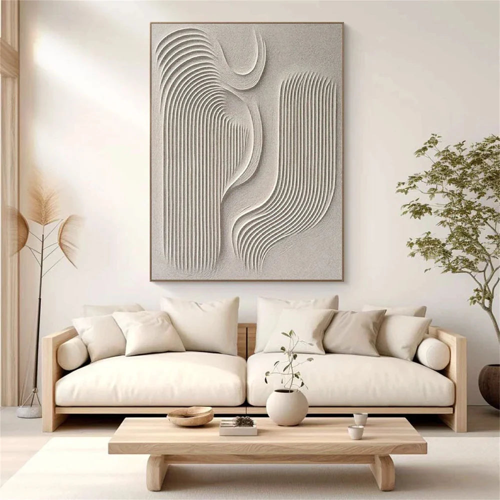 Minimalist Brown & Beige Art #MB004
