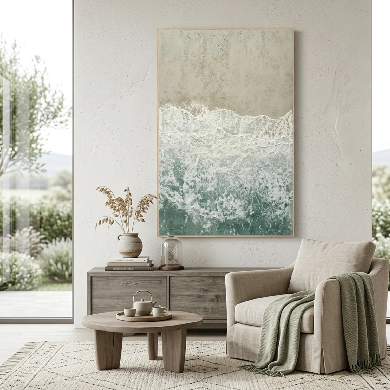 Sea & Sky Abstract Wall Art #MS319