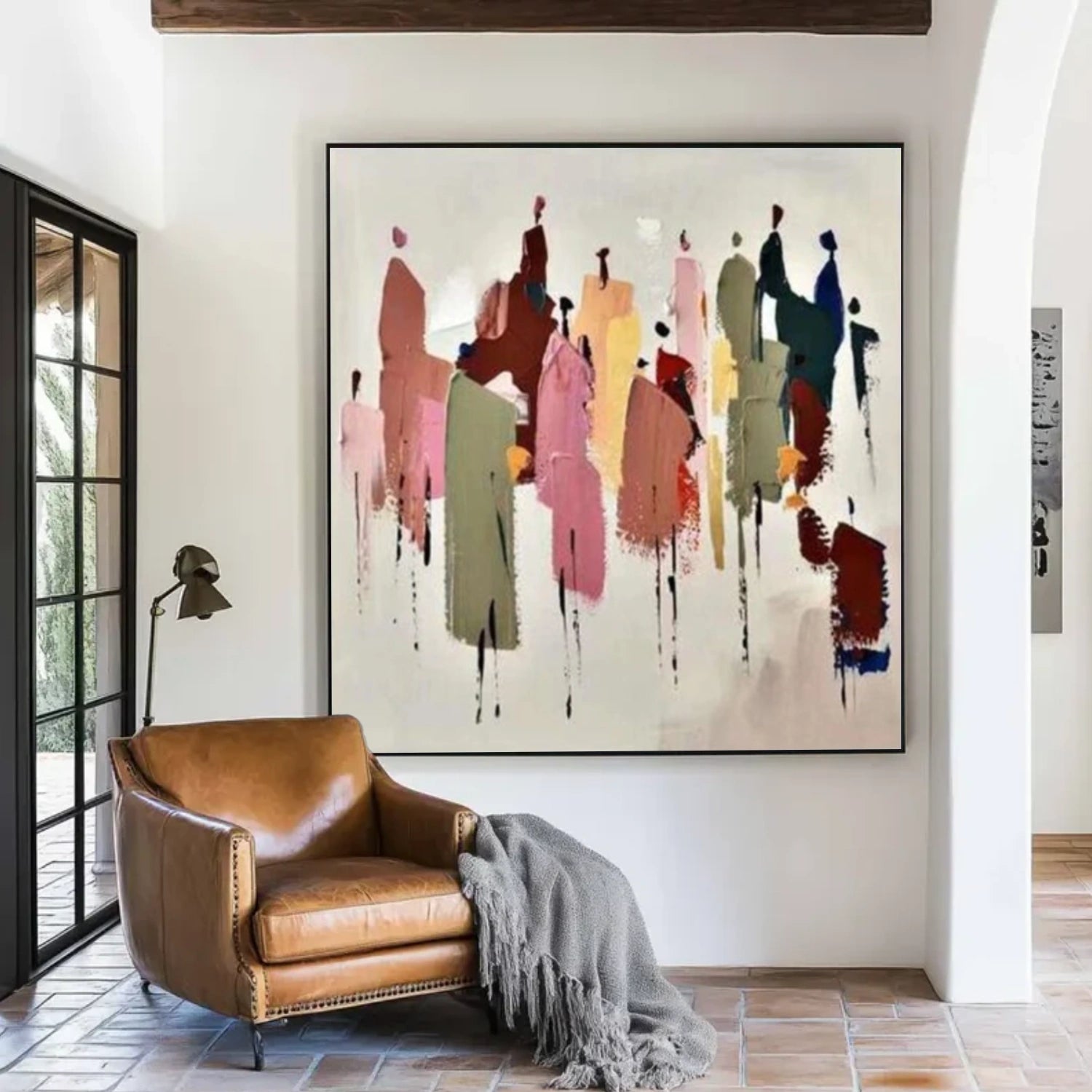 Abstract Portrait Wall Art #AP083